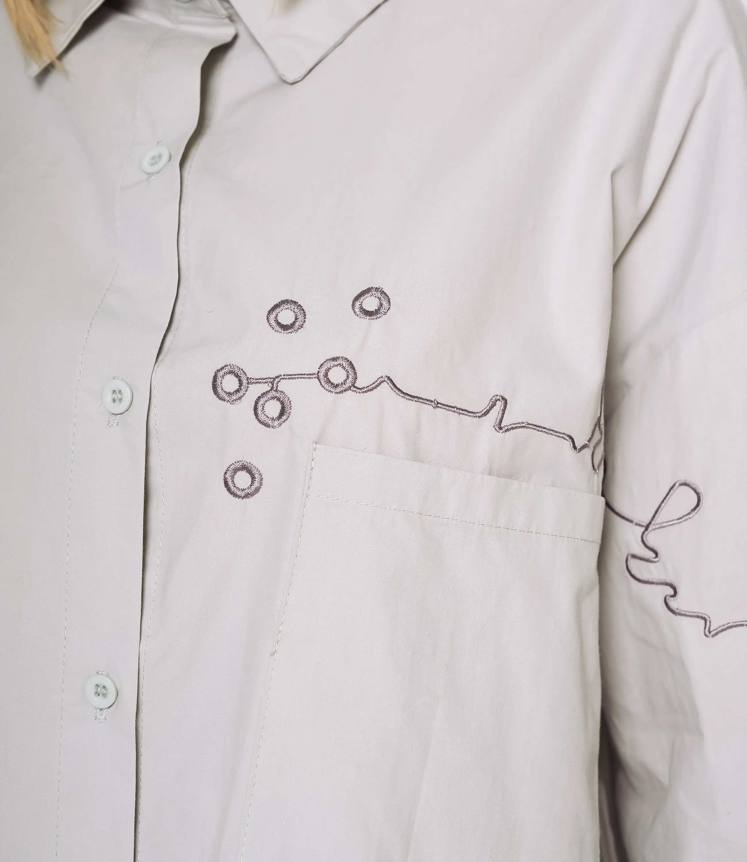 Рубашка #КТ2210 (3), серо-голубой - фото 5