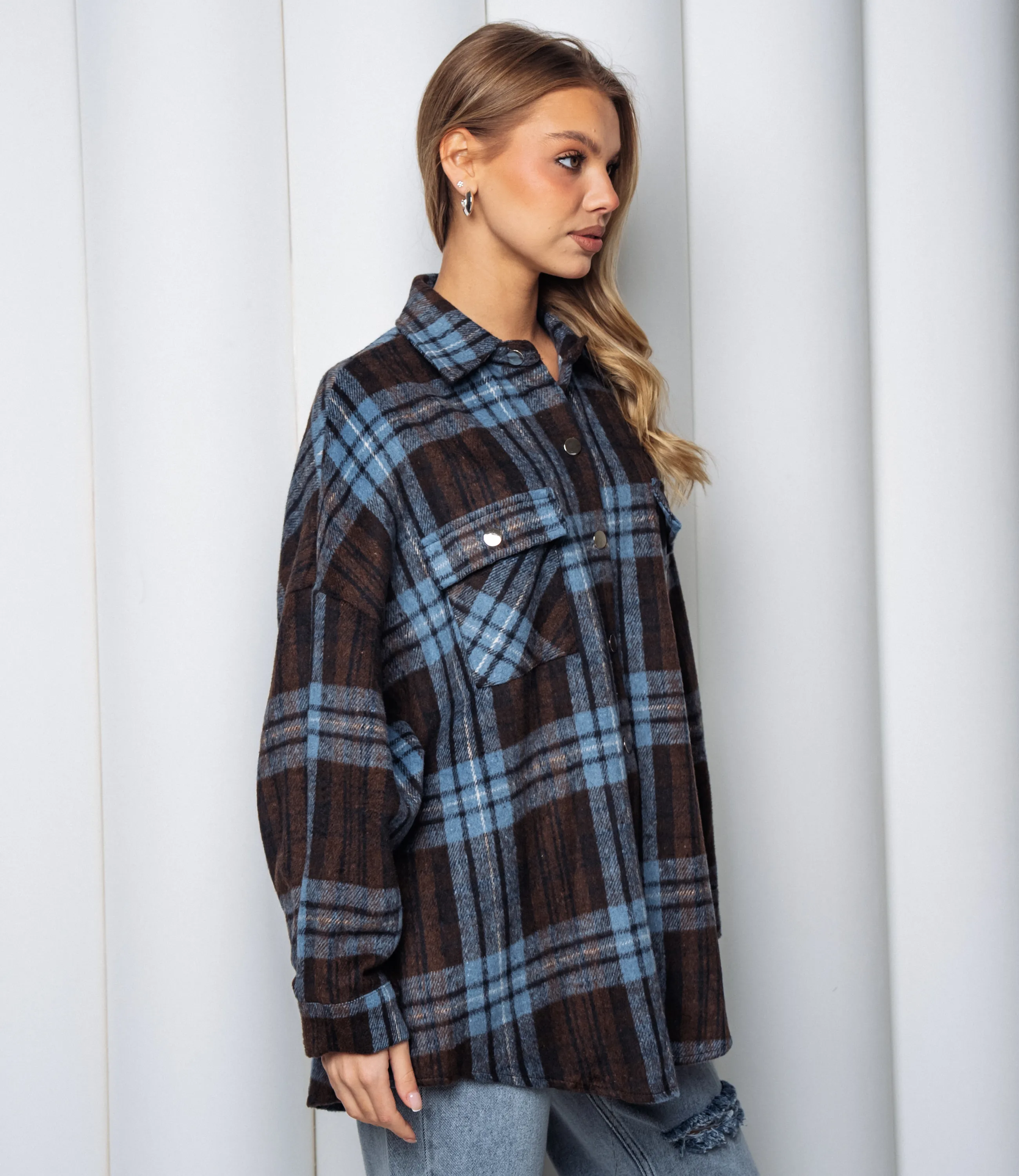 Рубашка #КТ25552, синий - фото 2