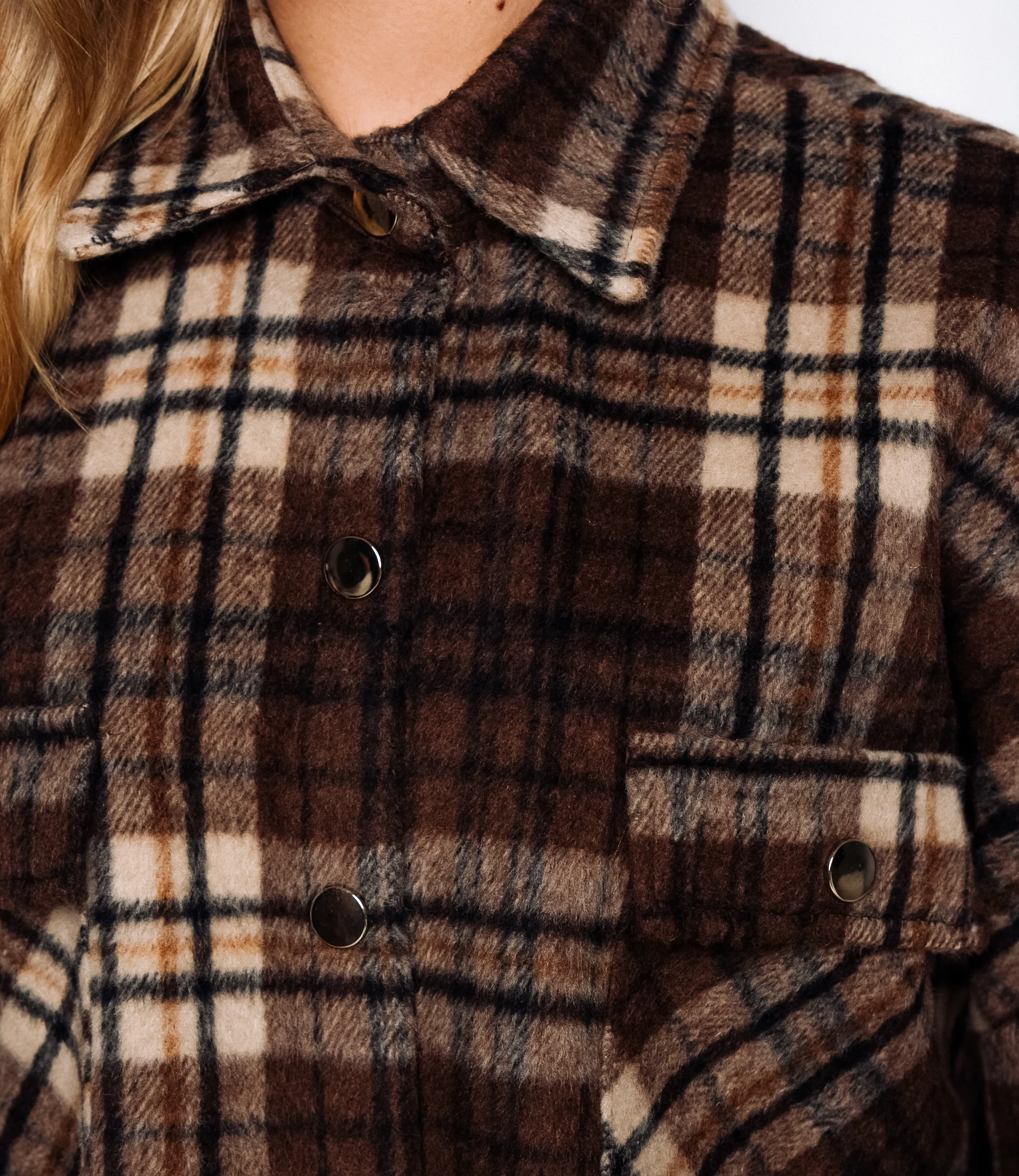 Рубашка #КТ25552, коричневый - фото 5