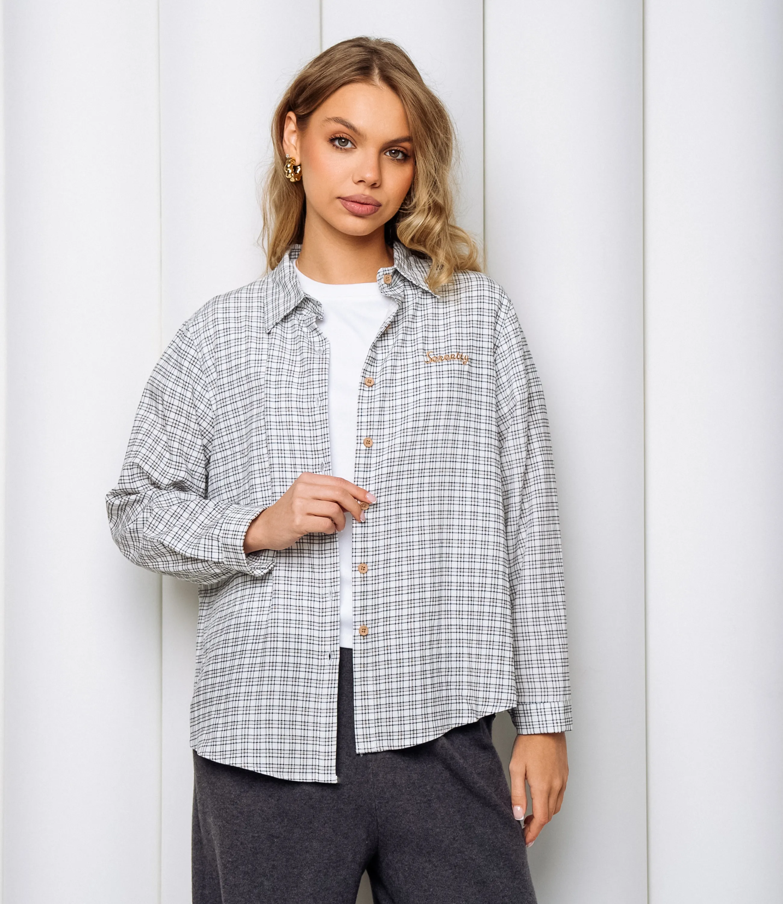 Рубашка #КТ8010 (3), белый - фото 1