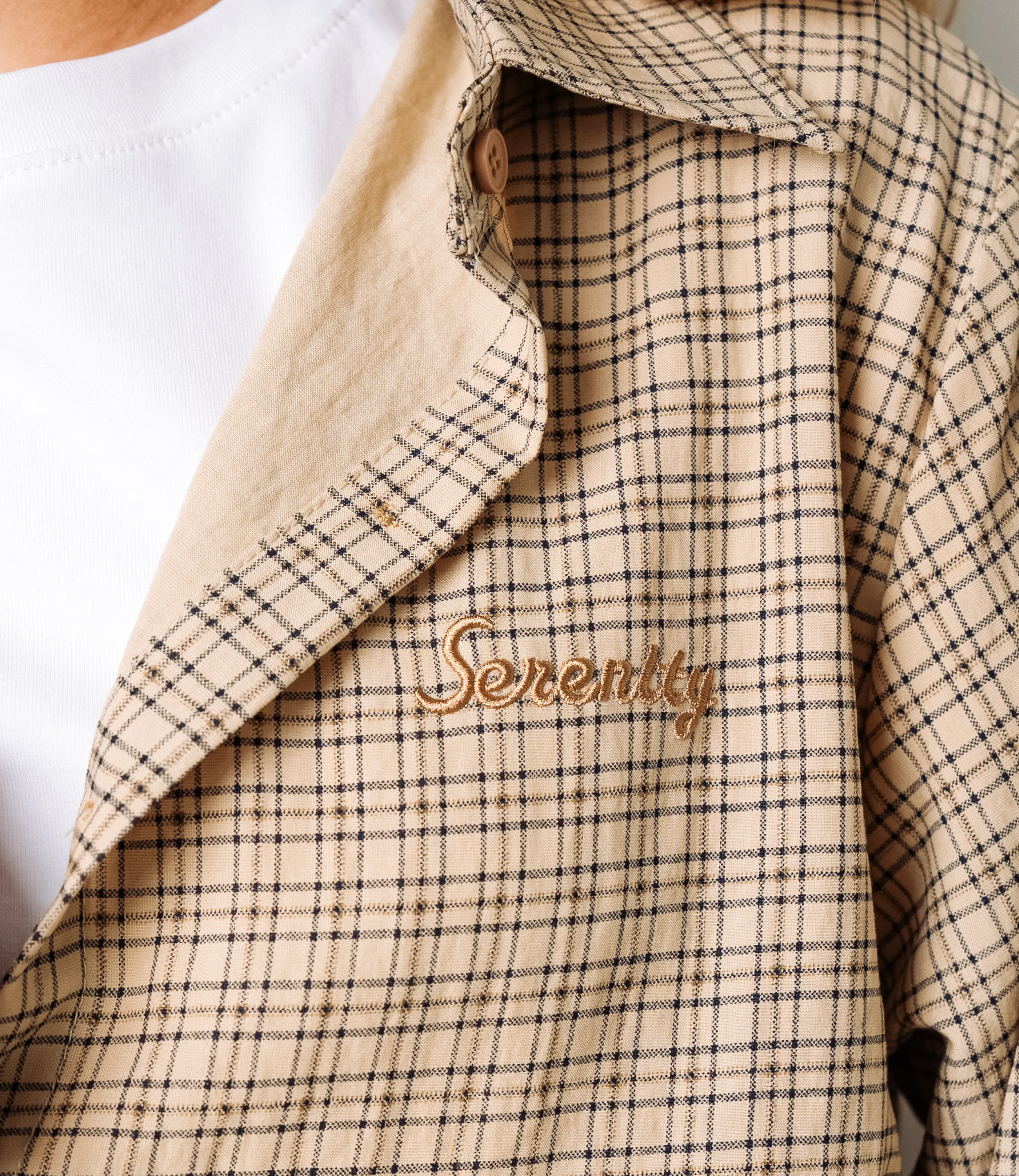 Рубашка #КТ8010 (3), бежевый - фото 5