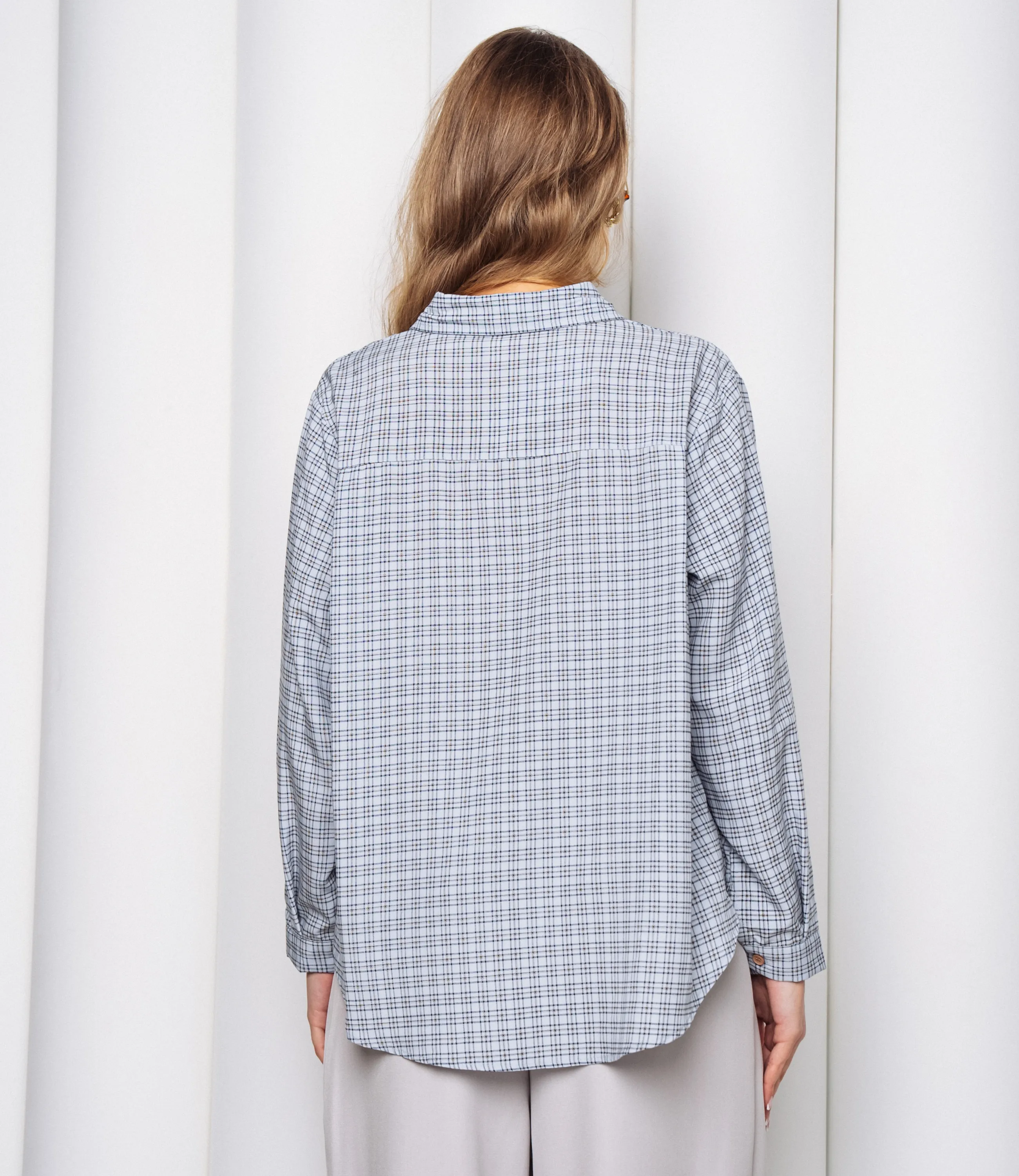 Рубашка #КТ8010 (3), голубой - фото 3