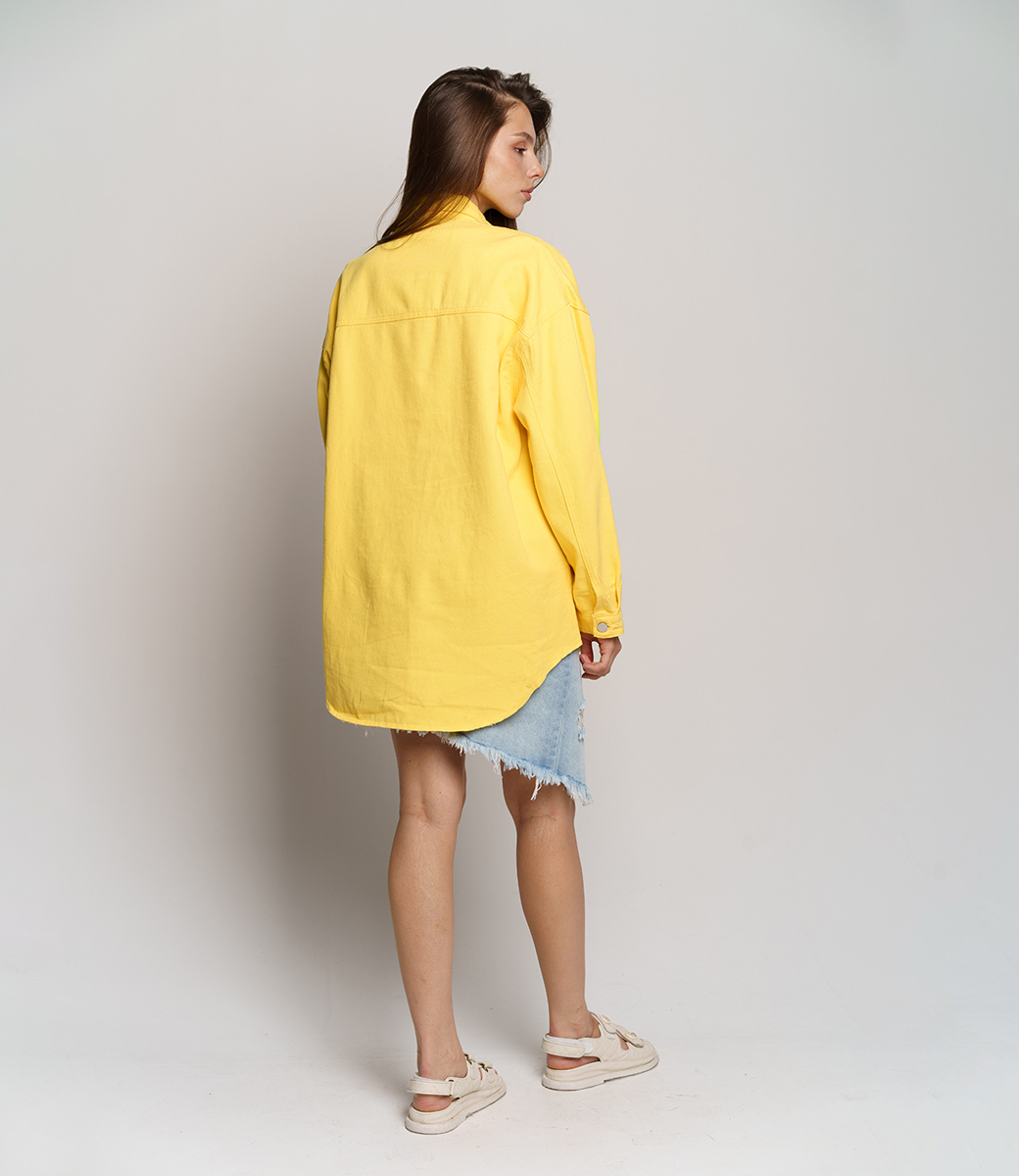 Рубашка #КТ2309 (1), жёлтый - фото 5