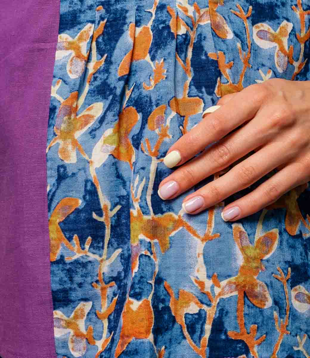 Блузка #КТ9920, фиолетовый - фото 5