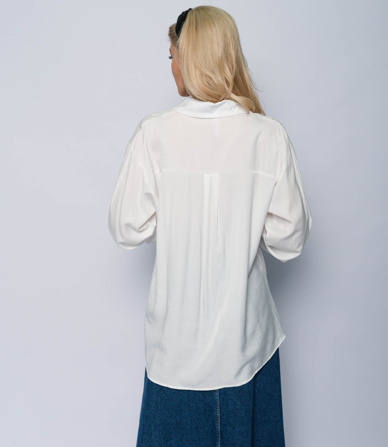Рубашка #КТ610, белый - фото 4