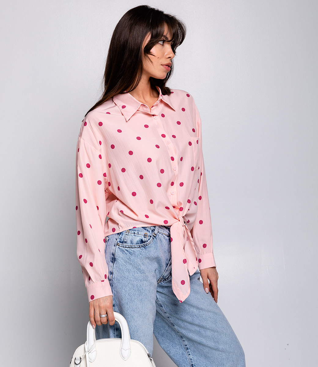 Рубашка #КТ3007-1 (1), розовый - фото 2