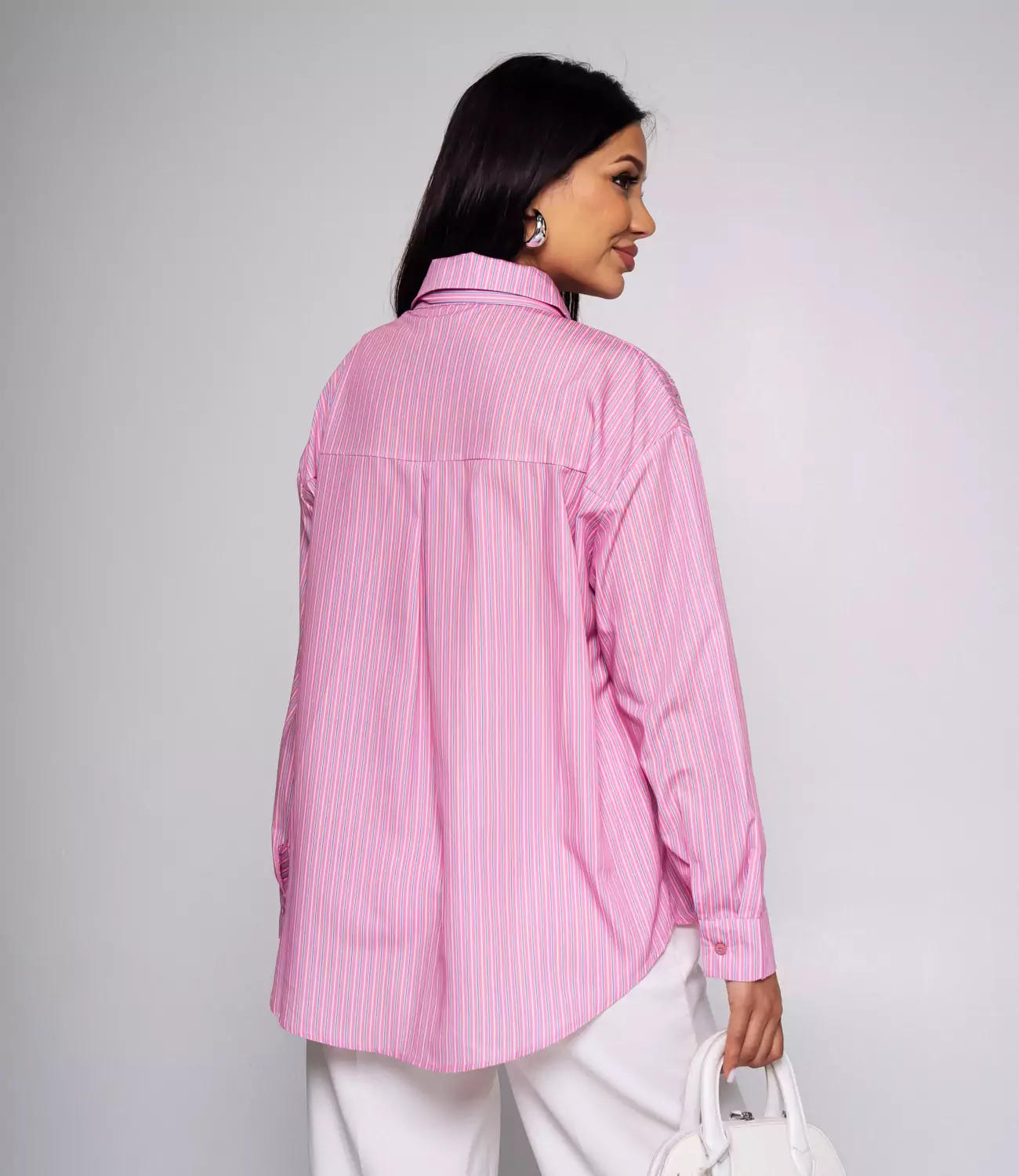 Рубашка #КТ8311, розовый - фото 3