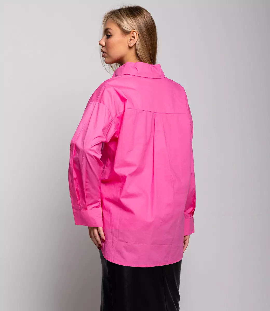 Рубашка #КТ3160 (8), розовый - фото 3