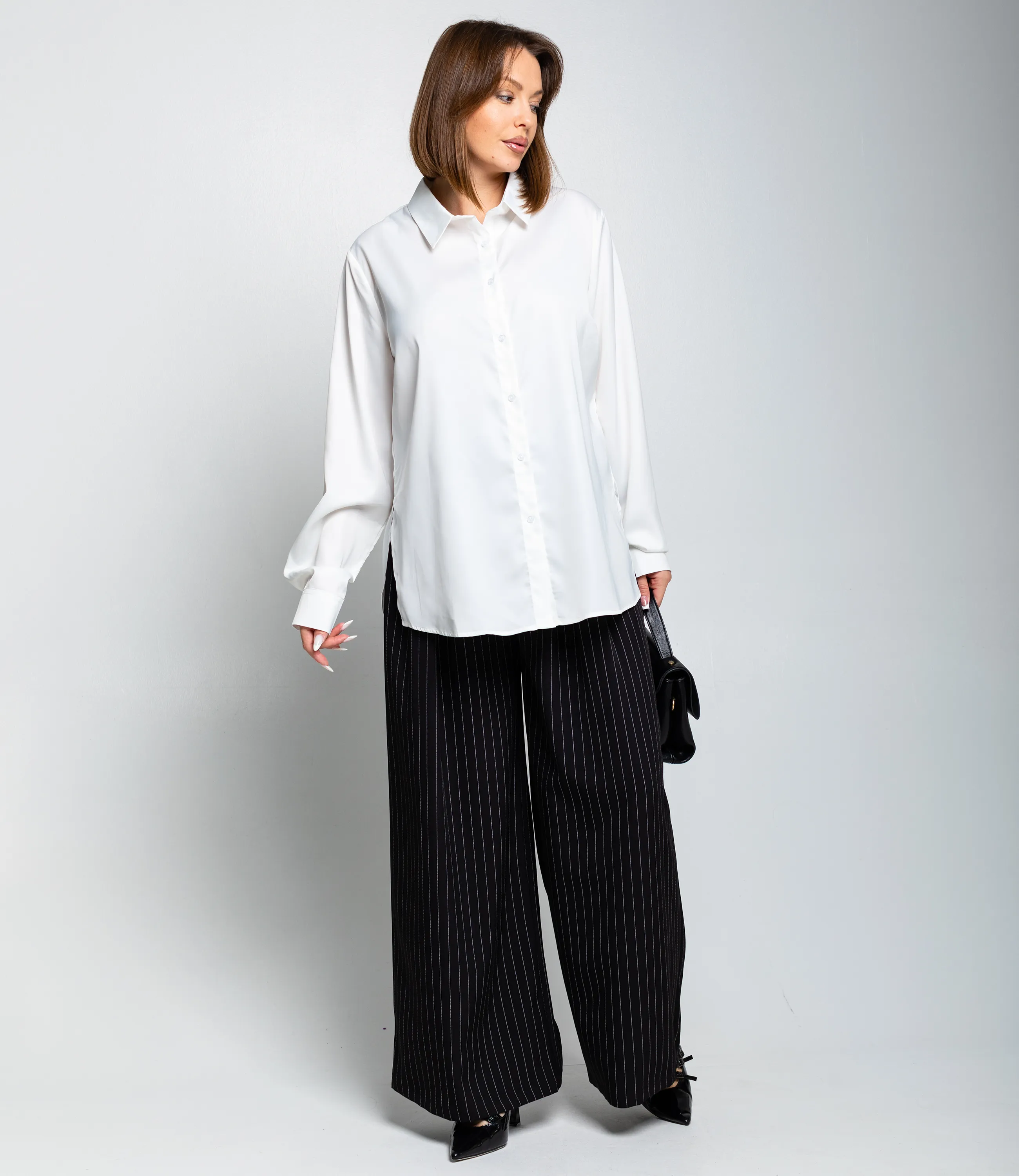 Рубашка #ОКТ085005, белый - фото 4