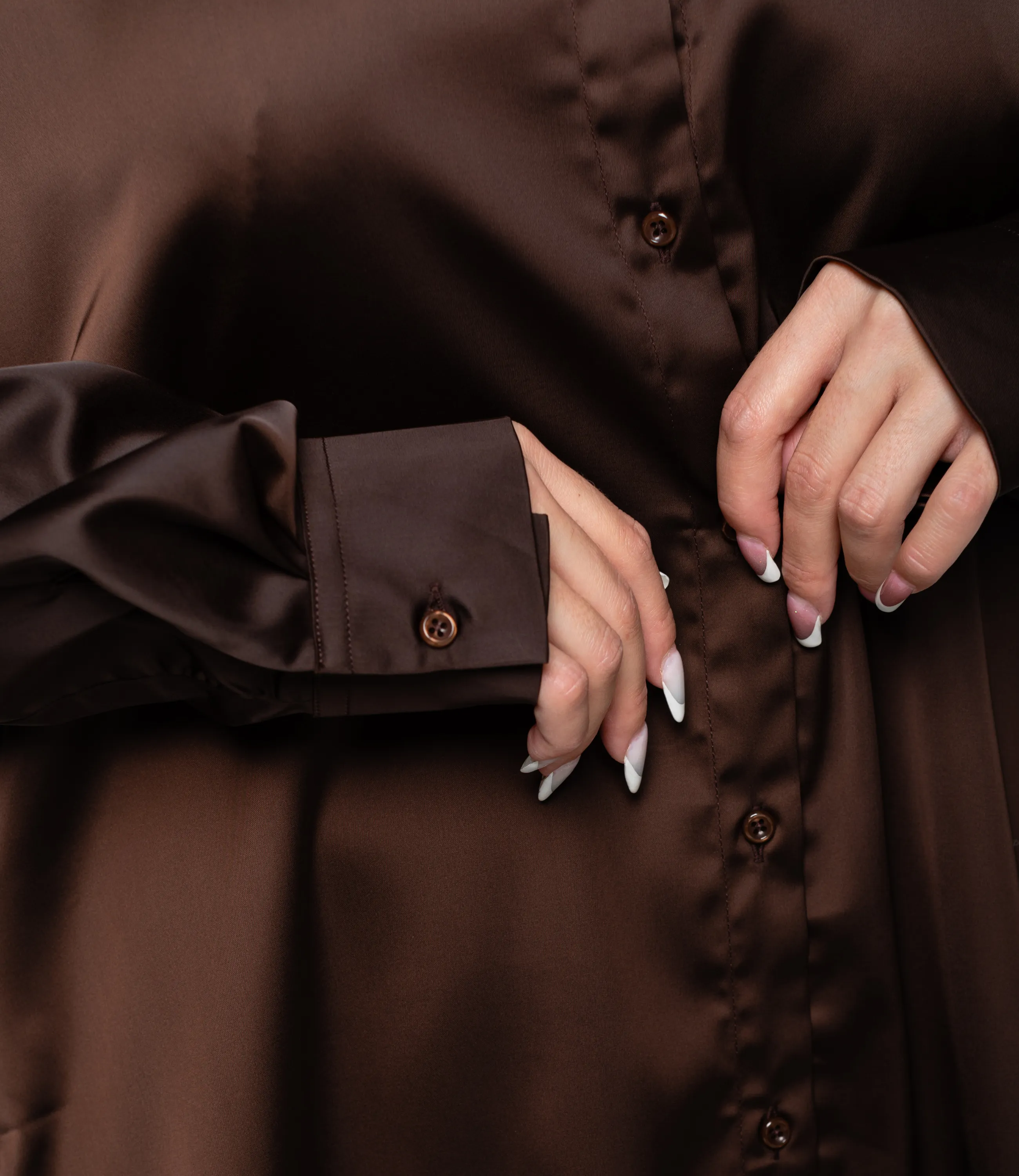 Рубашка #ОКТ085005, шоколадный - фото 5