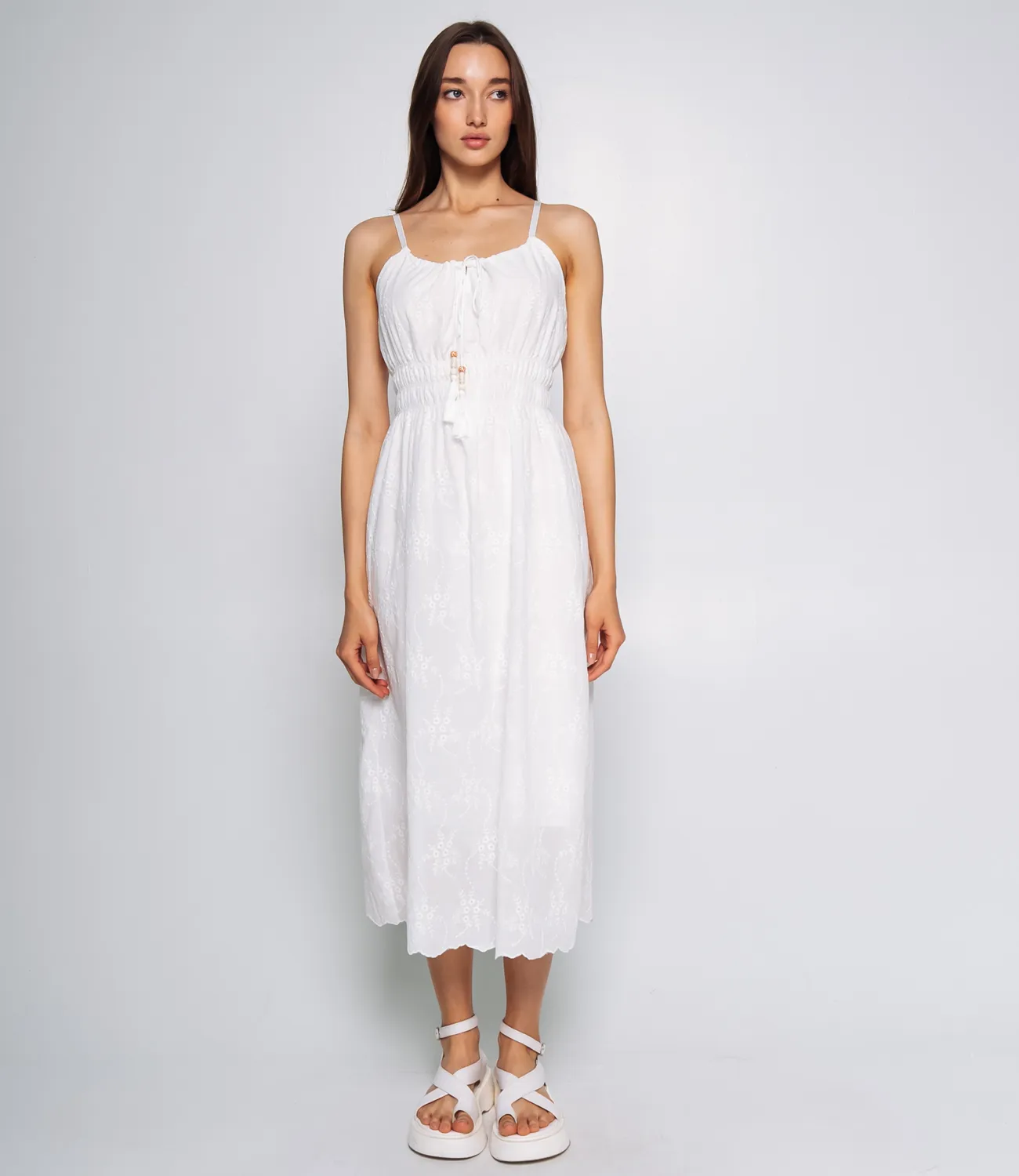 Сарафан #КТ2403 (1), белый - фото 2