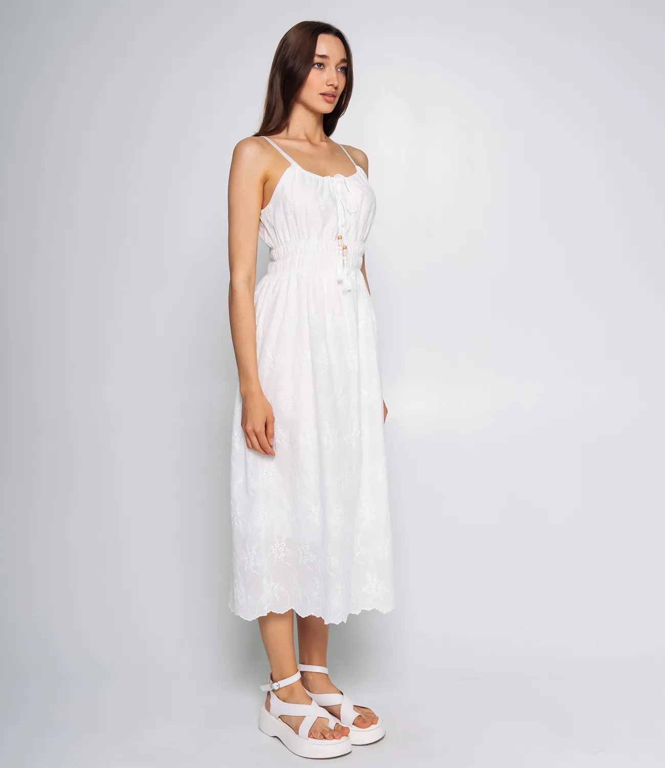 Сарафан #КТ2403 (1), белый - фото 3