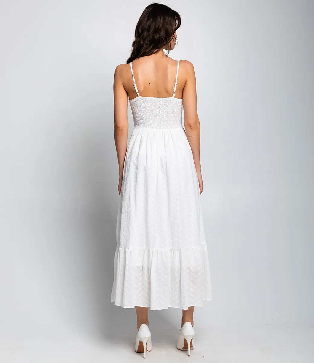 Сарафан #КТ8231, белый - фото 4