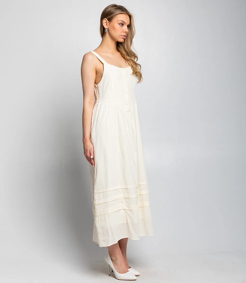 Сарафан #КТ8235, кремовый - фото 3