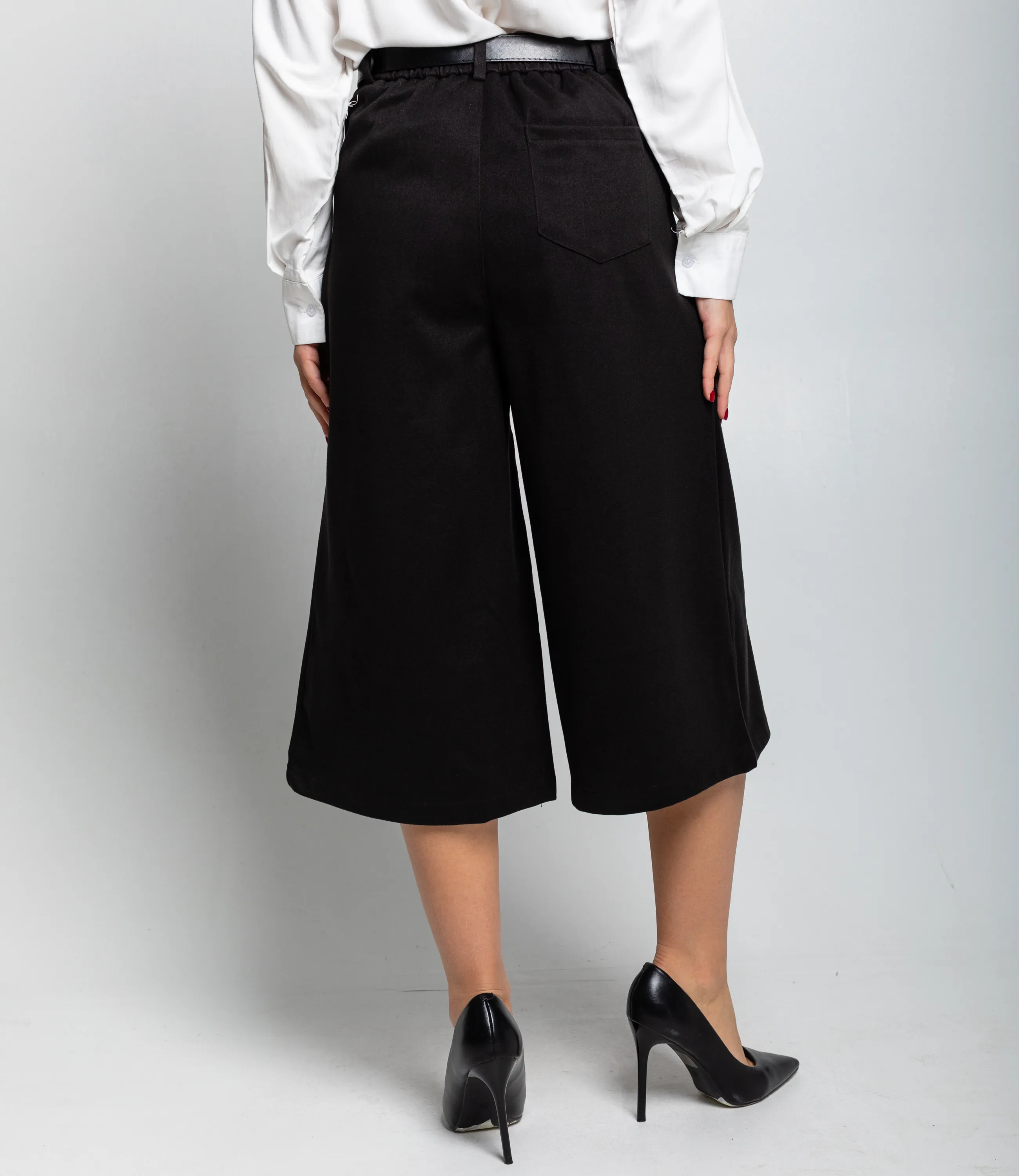 Шорты #КТ8630, чёрный - фото 4