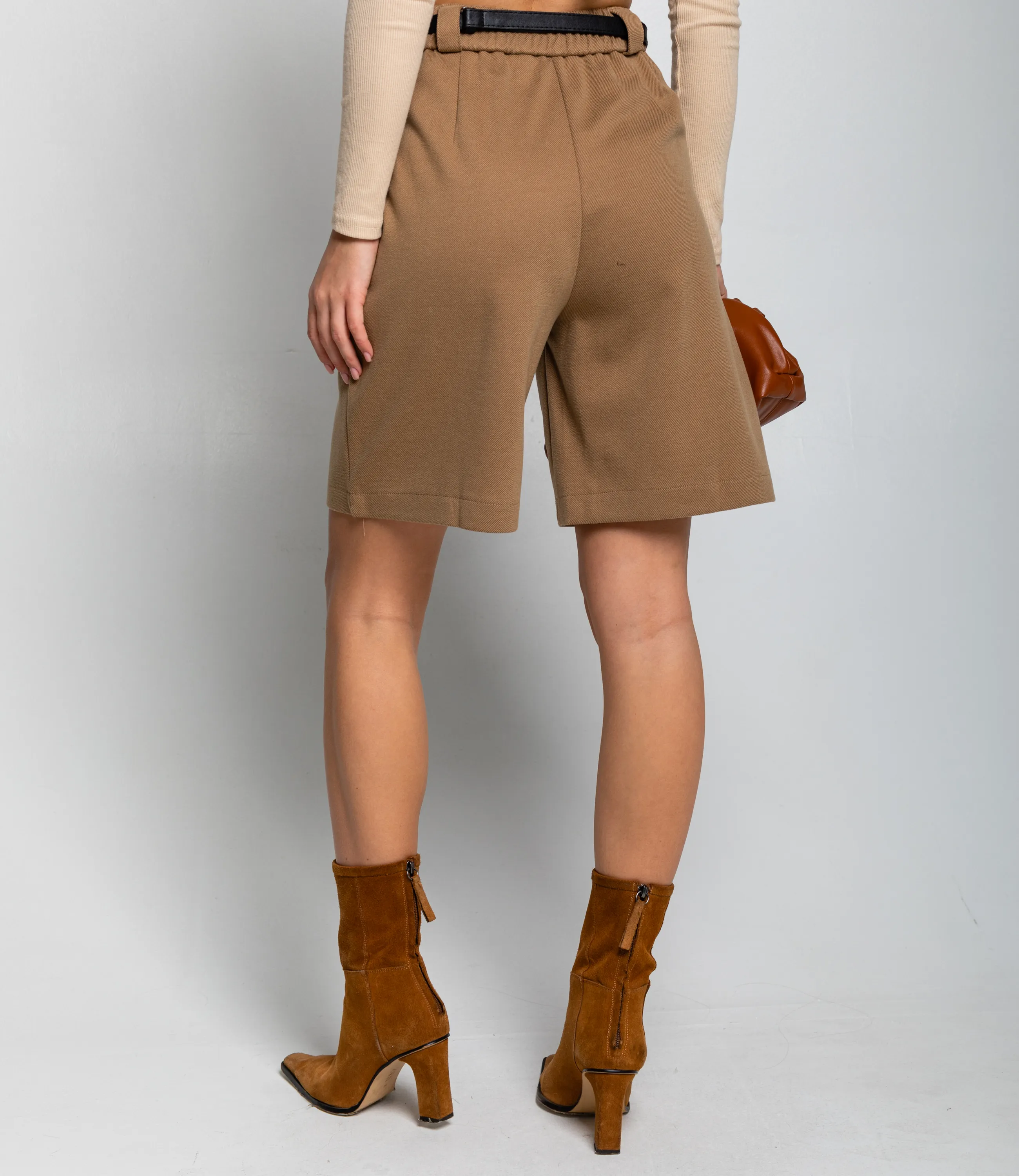 Шорты #КТ25122, тёмно-бежевый - фото 4