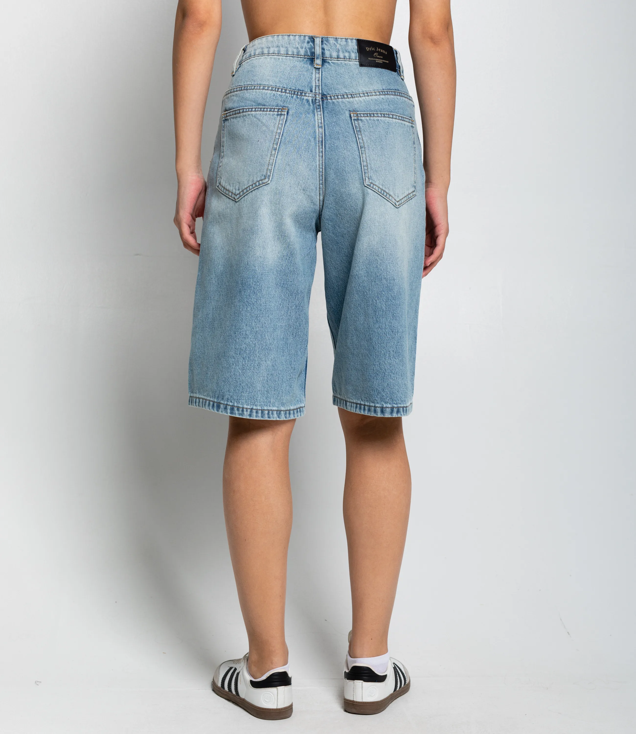 Джинсовые шорты #КТ05 (7), голубой - фото 4