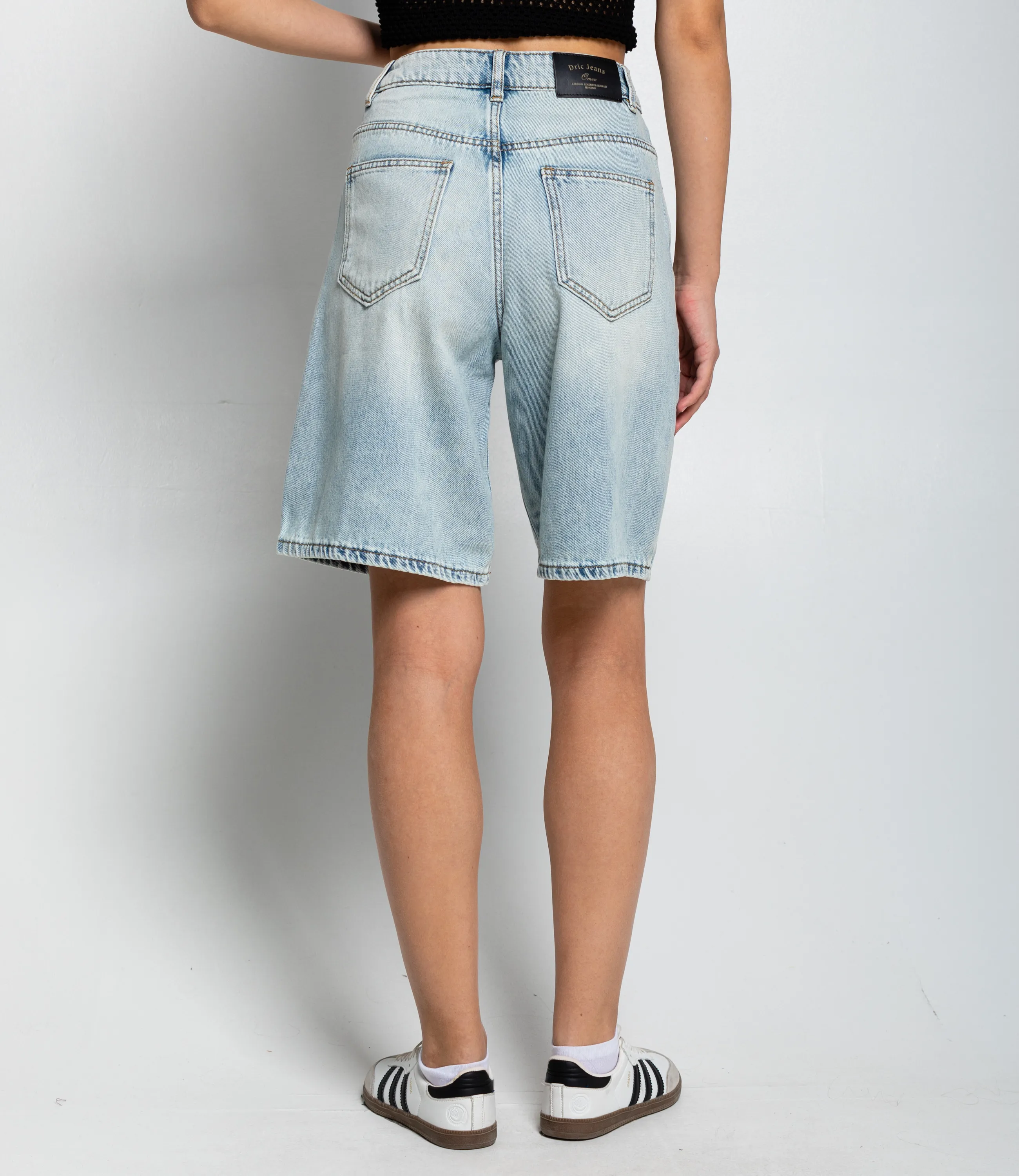 Джинсовые шорты #КТ07 (7), голубой - фото 4