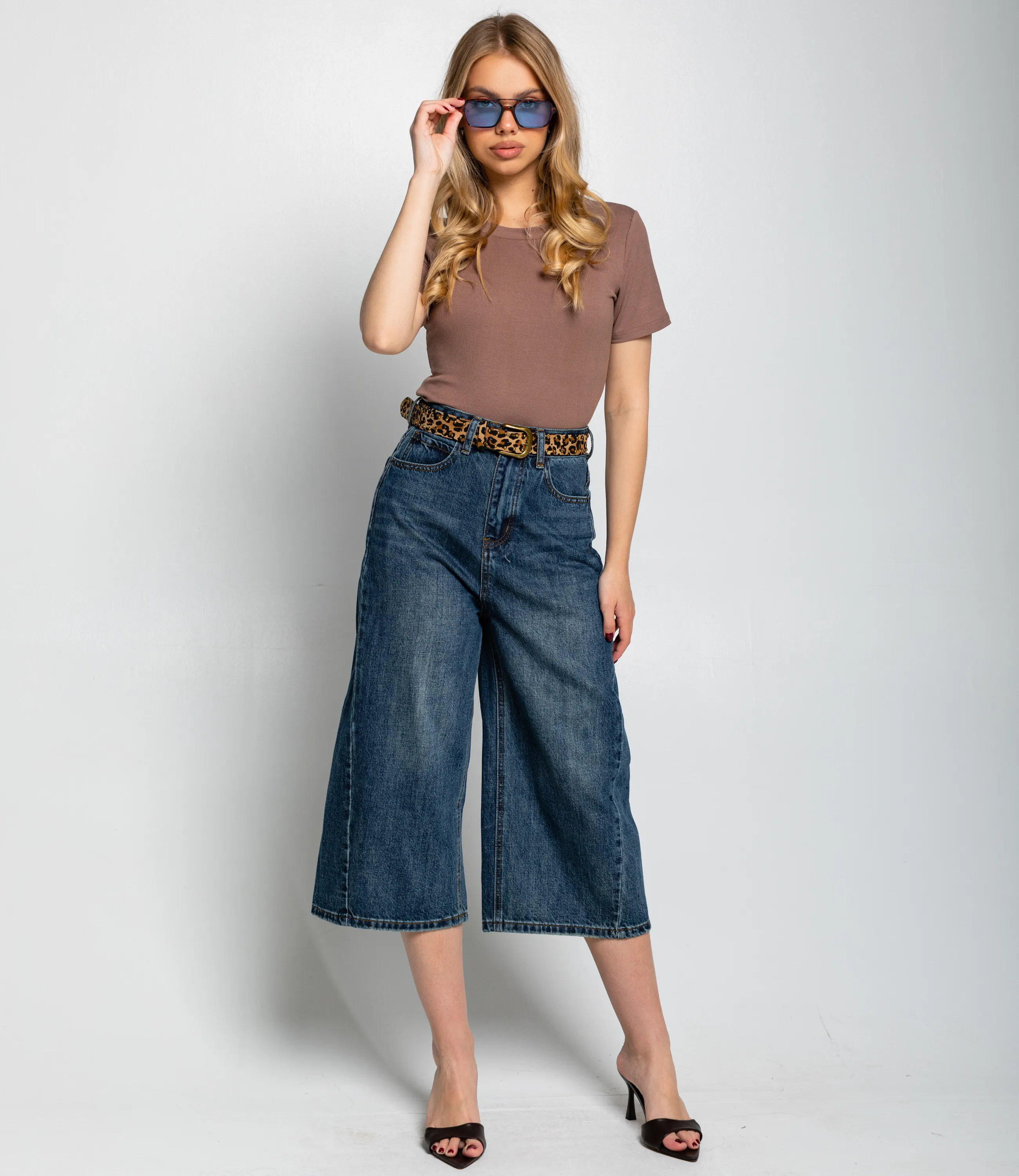 Джинсовые шорты #КТ8750, синий - фото 1