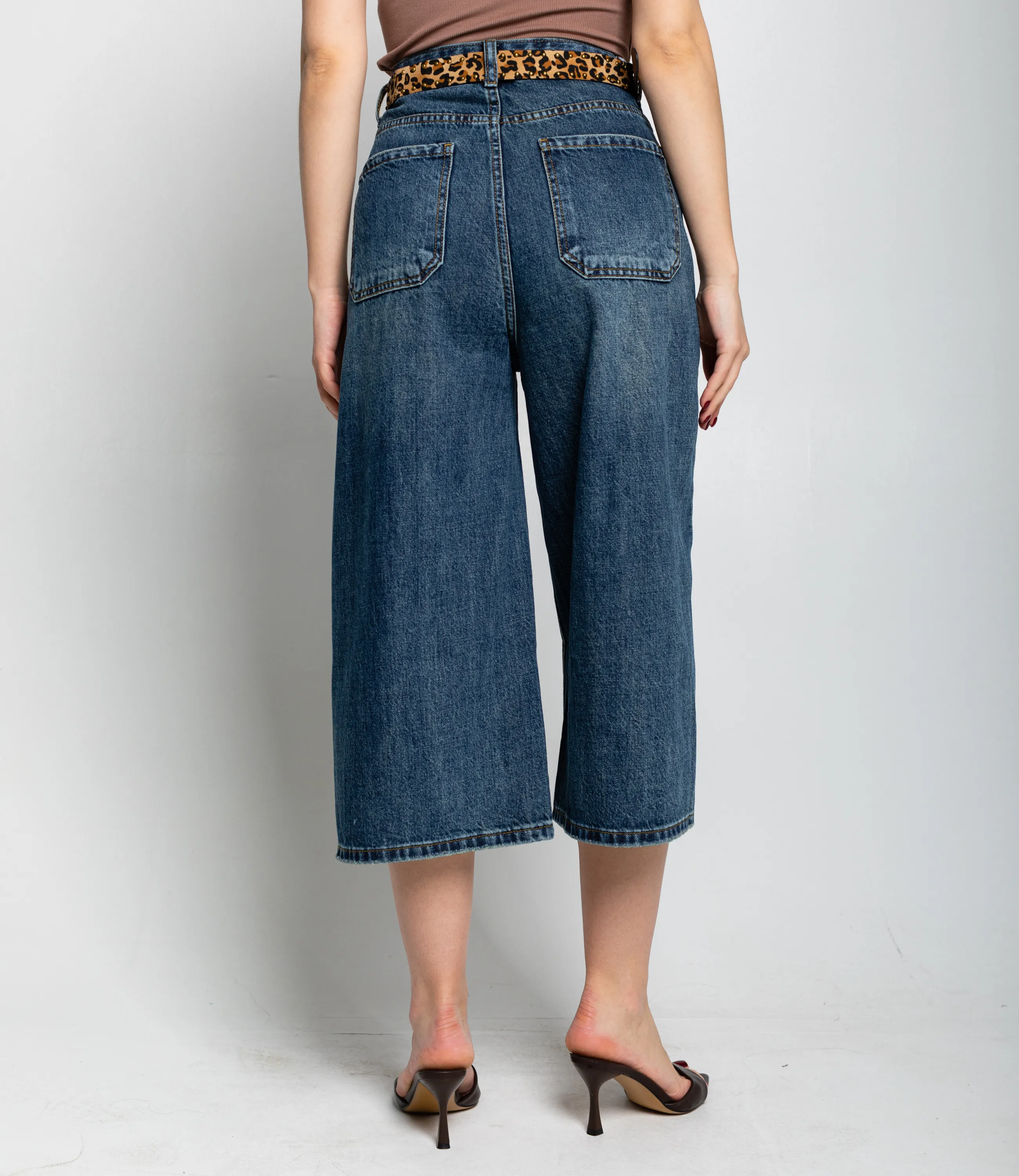 Джинсовые шорты #КТ8750, синий - фото 4