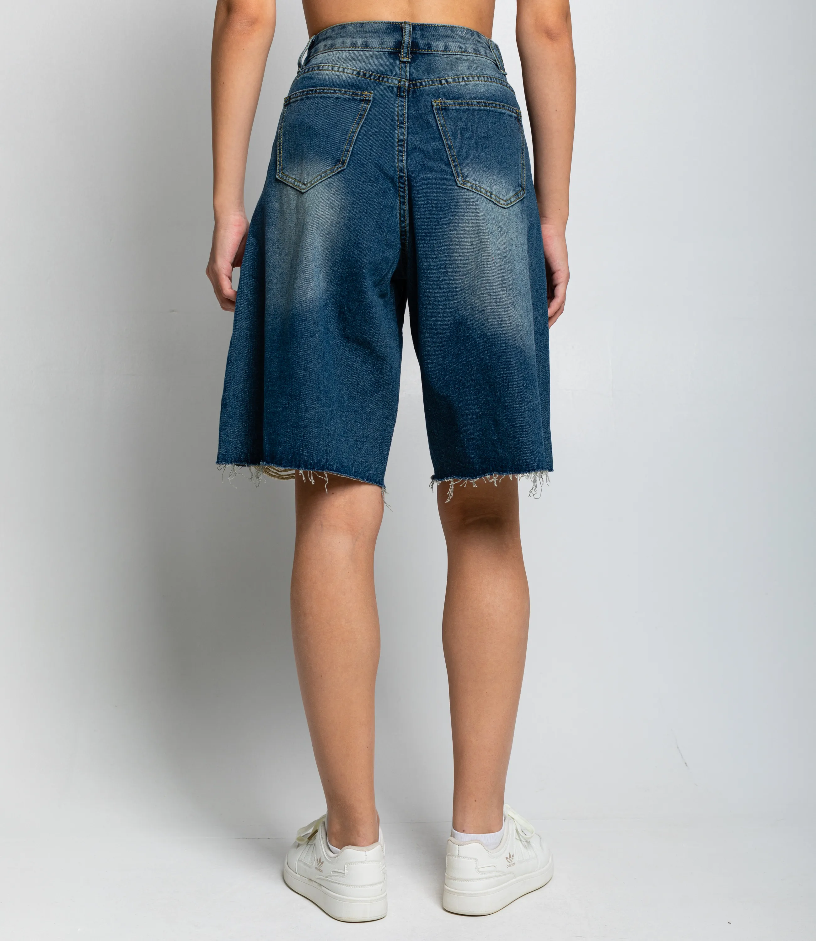 Джинсовые шорты #КТ7781 (1), синий - фото 4