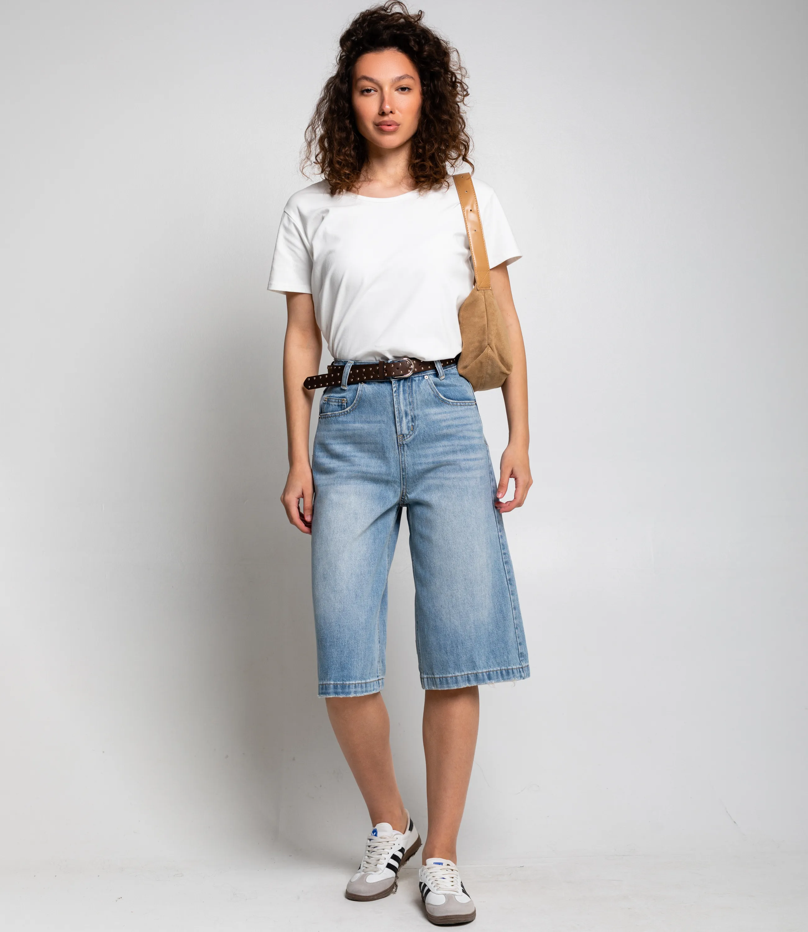 Джинсовые шорты #КТ5035, голубой - фото 1