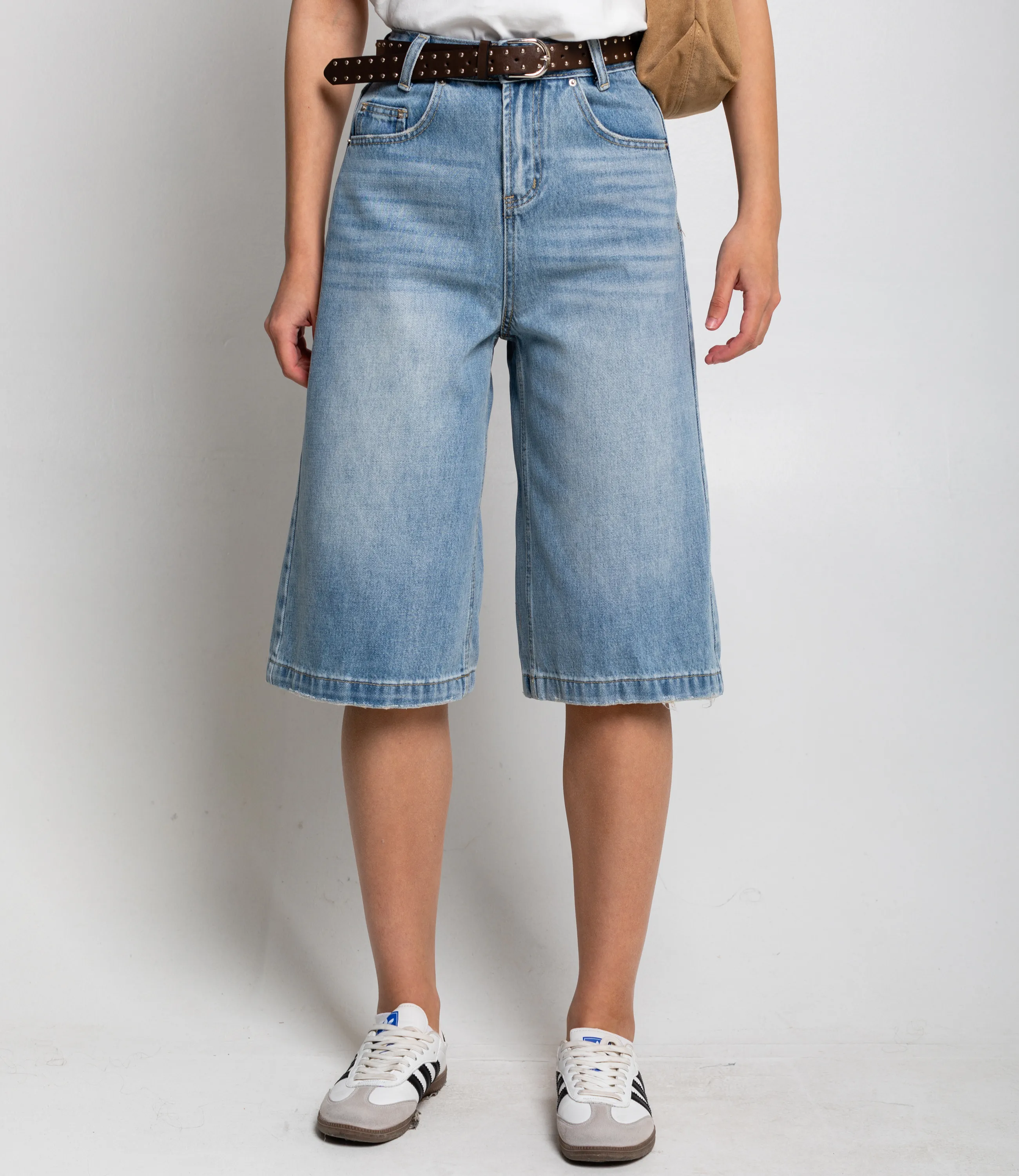 Джинсовые шорты #КТ5035, голубой - фото 2