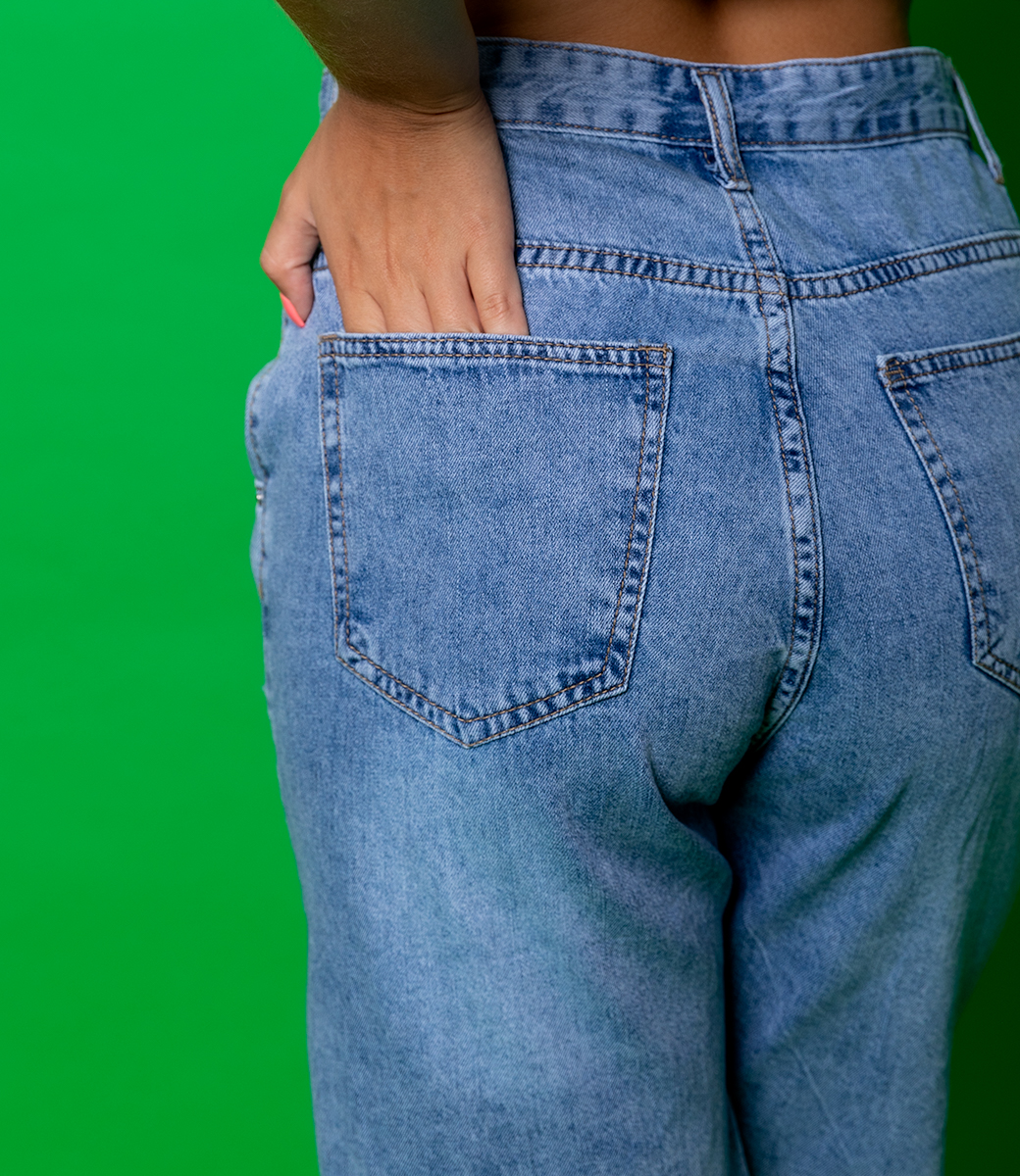 Джинсовые шорты #КТ20232, голубой - фото 5