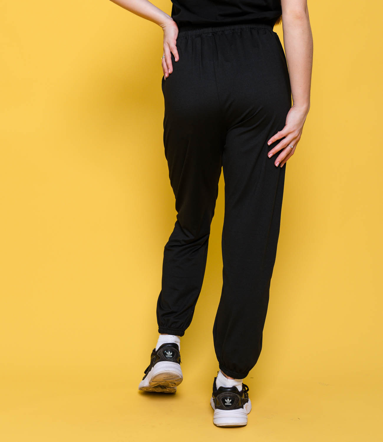 Спортивные брюки #КТ144, чёрный - фото 3