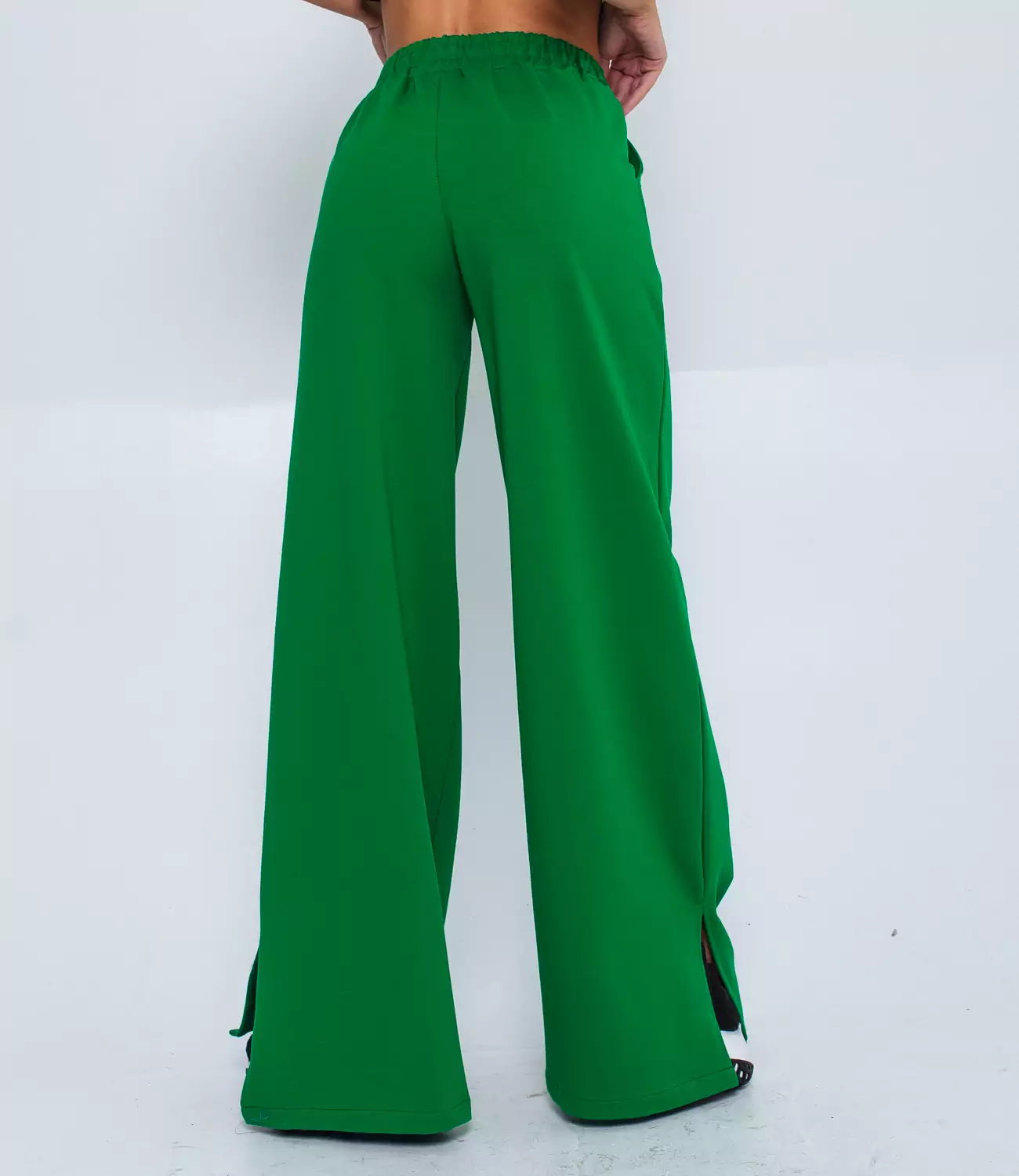 Спортивные брюки #БШ1596, зелёный - фото 5