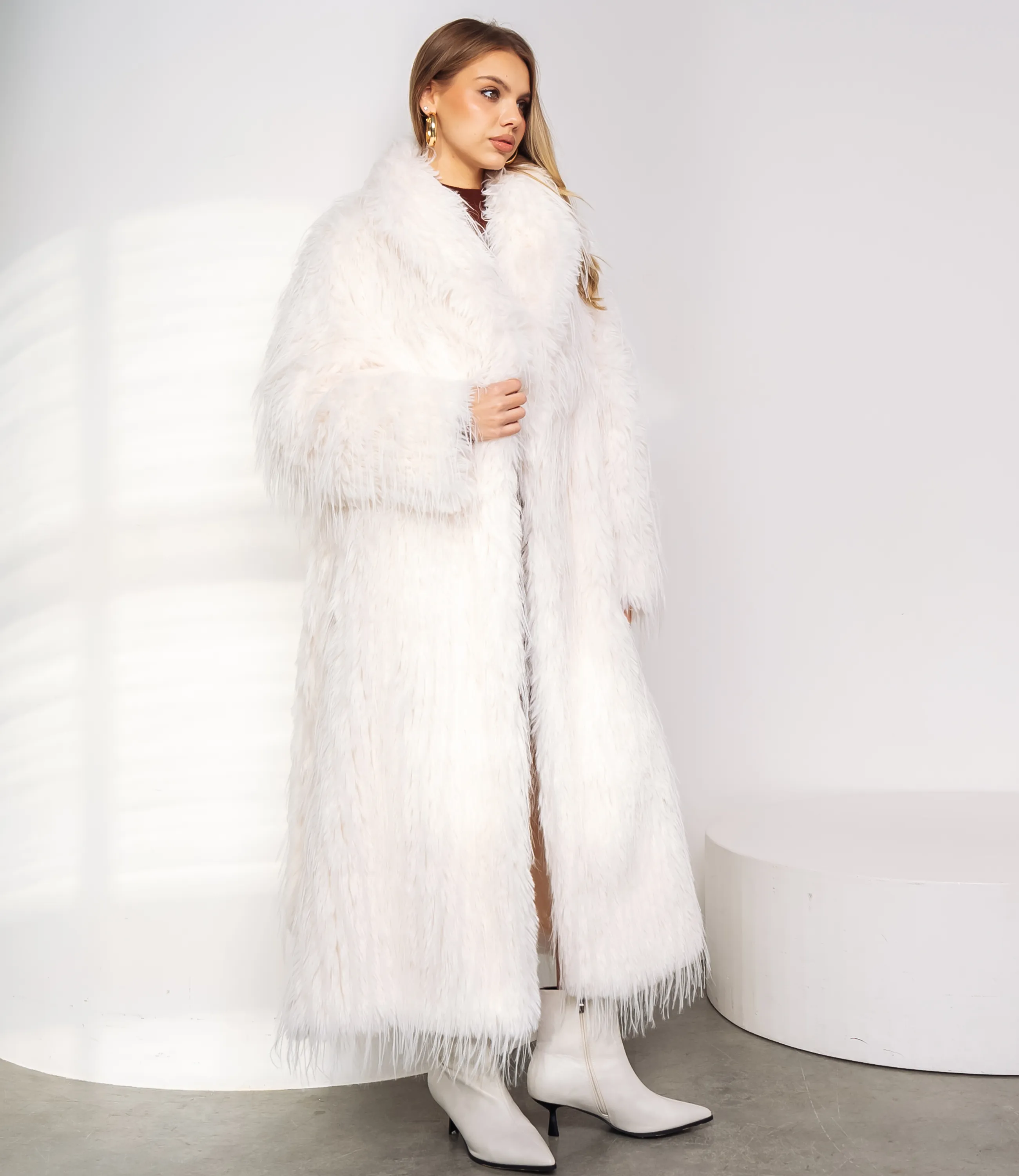 Шуба #КТ1019 (6), молочный - фото 2