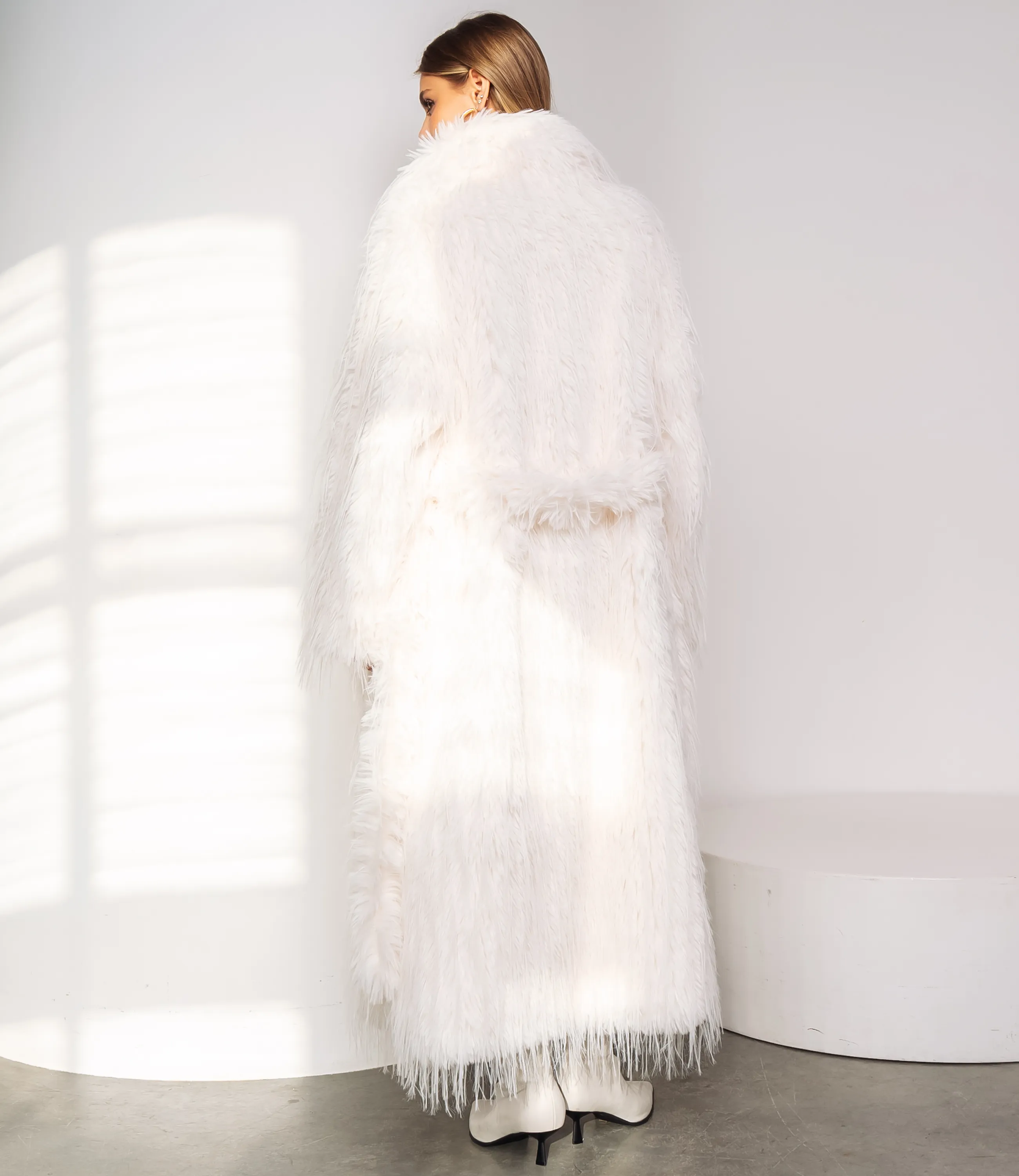 Шуба #КТ1019 (6), молочный - фото 3
