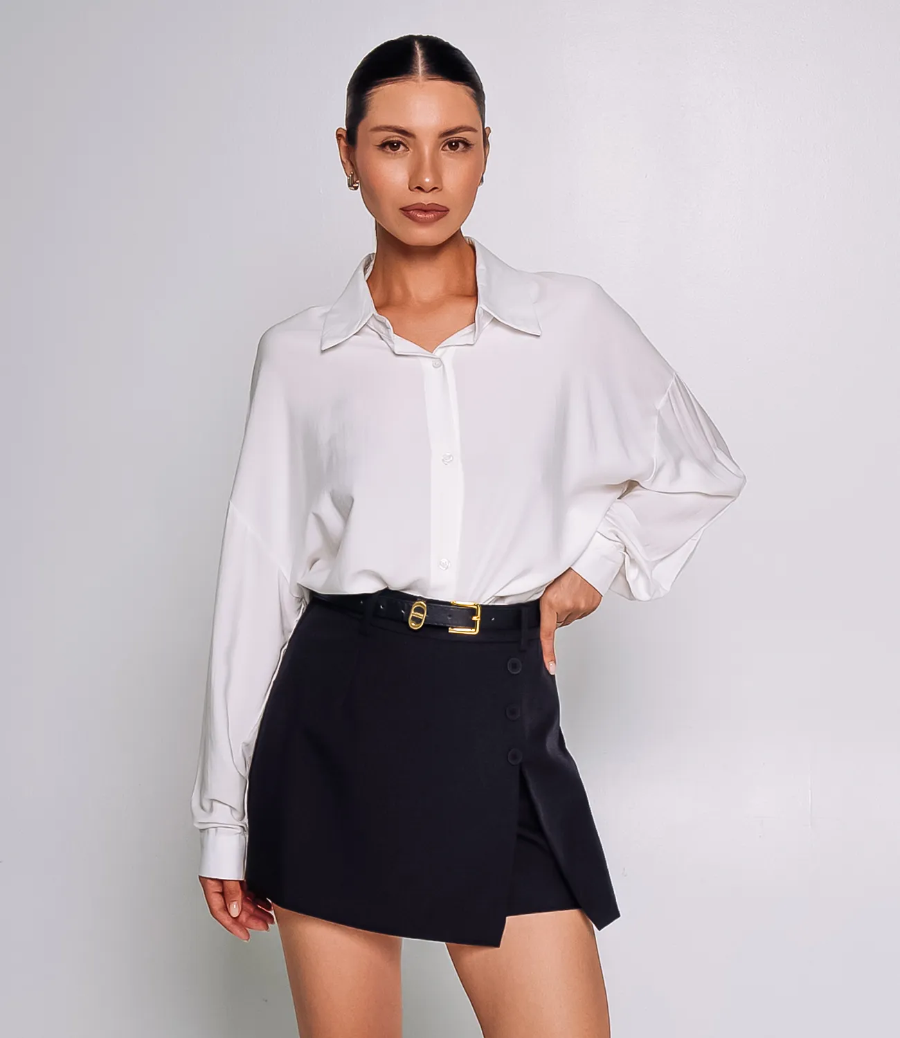 Юбка-шорты #КТ2515 (1), чёрный - фото 1