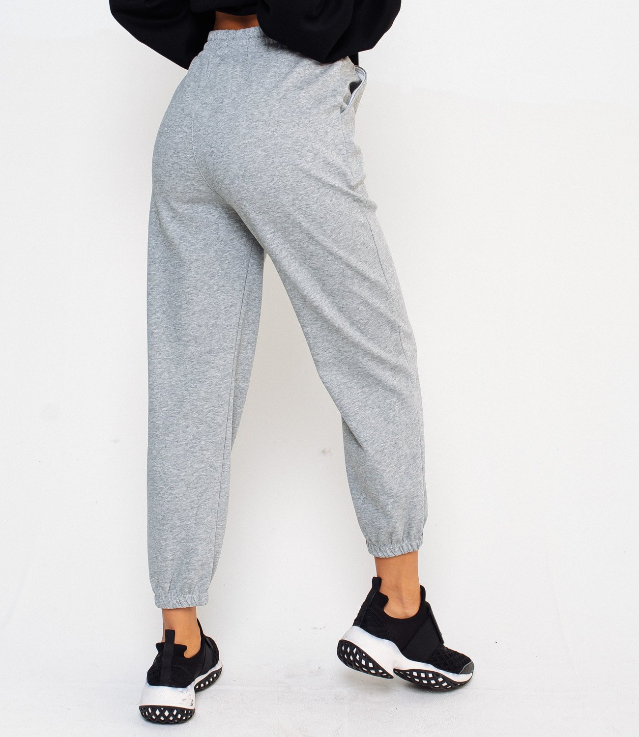 Спортивные брюки #КТ8201 (1), серый меланж - фото 3