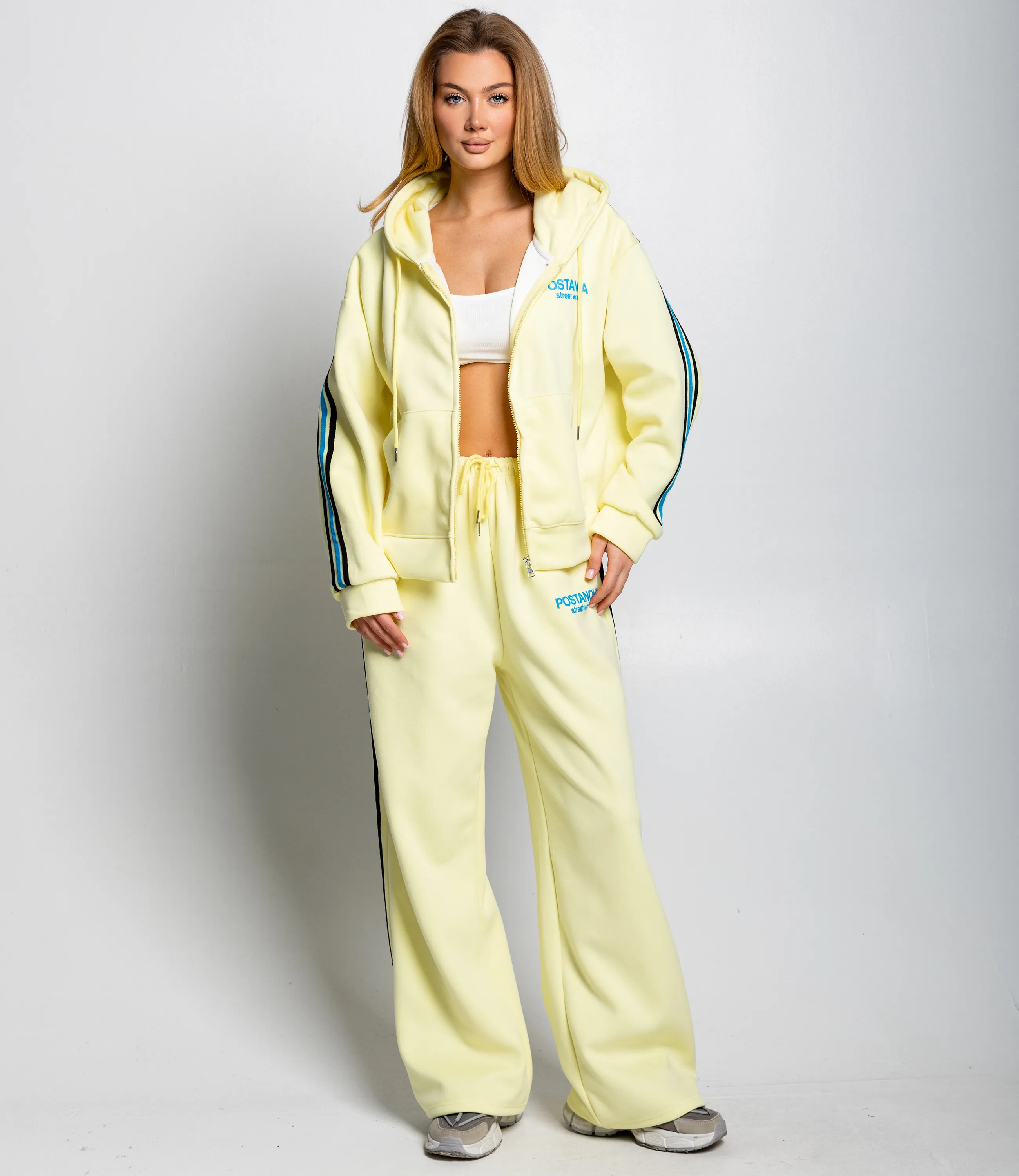 Спортивный костюм #КТ33100, жёлтый - фото 1