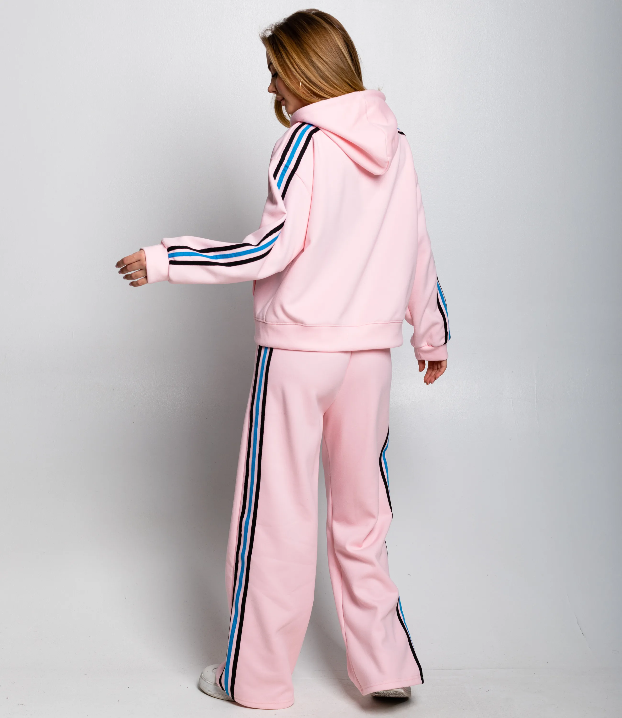 Спортивный костюм #КТ33100, светло-розовый - фото 4