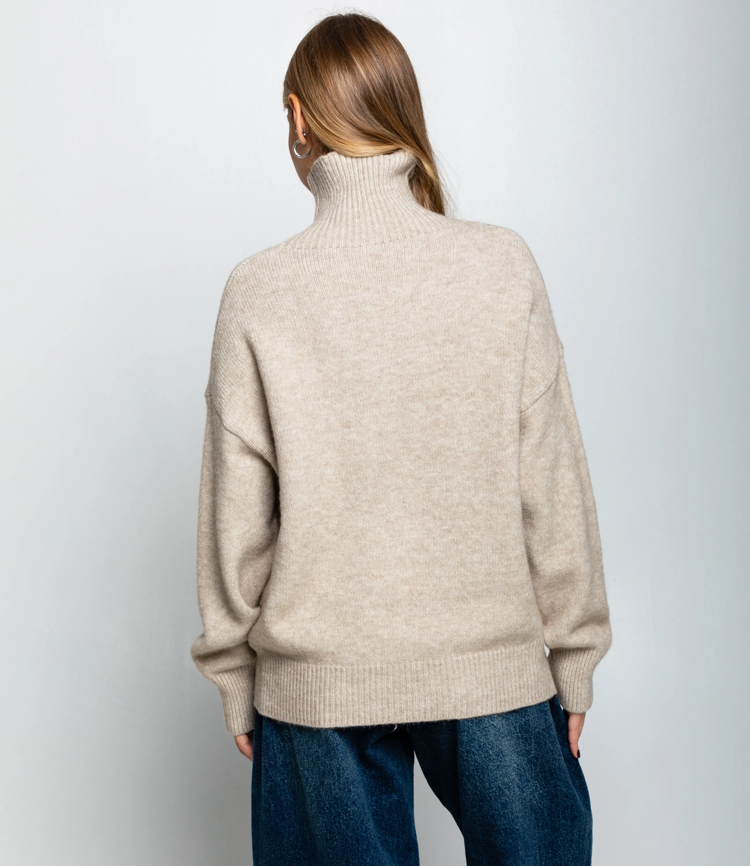 Свитер #КТ2587 (1), бежевый - фото 3