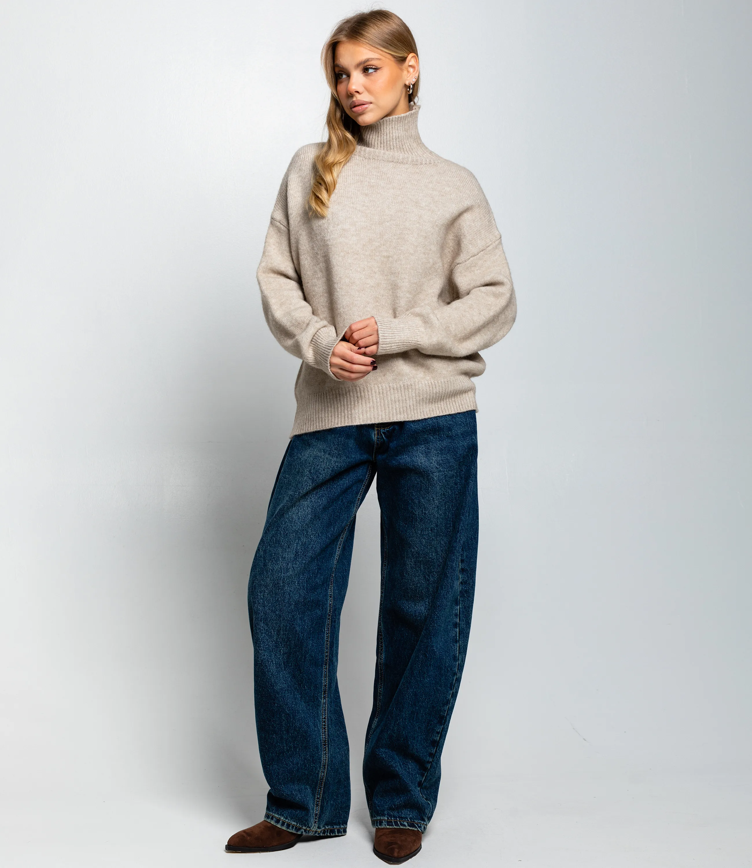 Свитер #КТ2587 (1), бежевый - фото 4