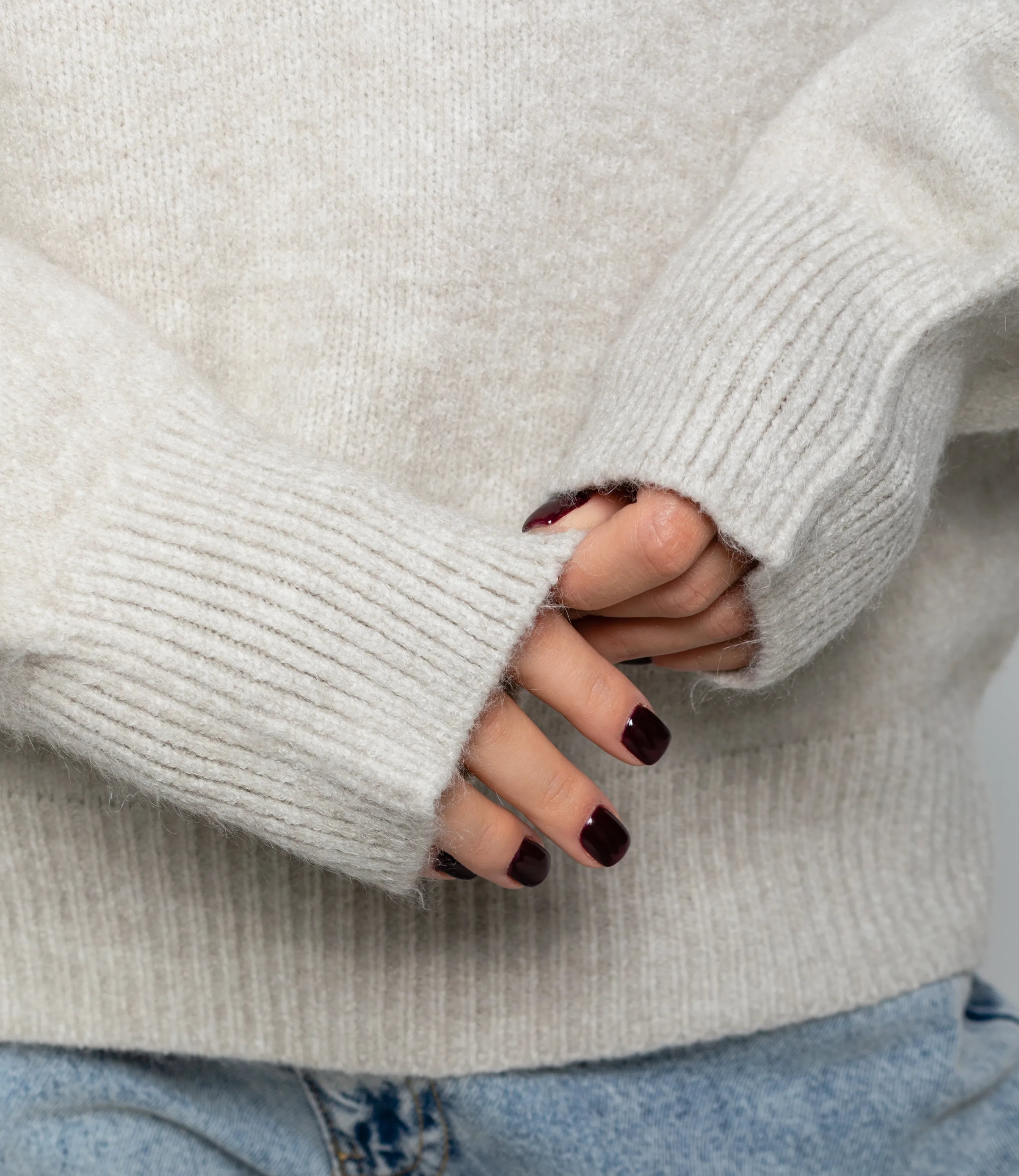 Свитер #КТ2587 (1), светло-серый - фото 5