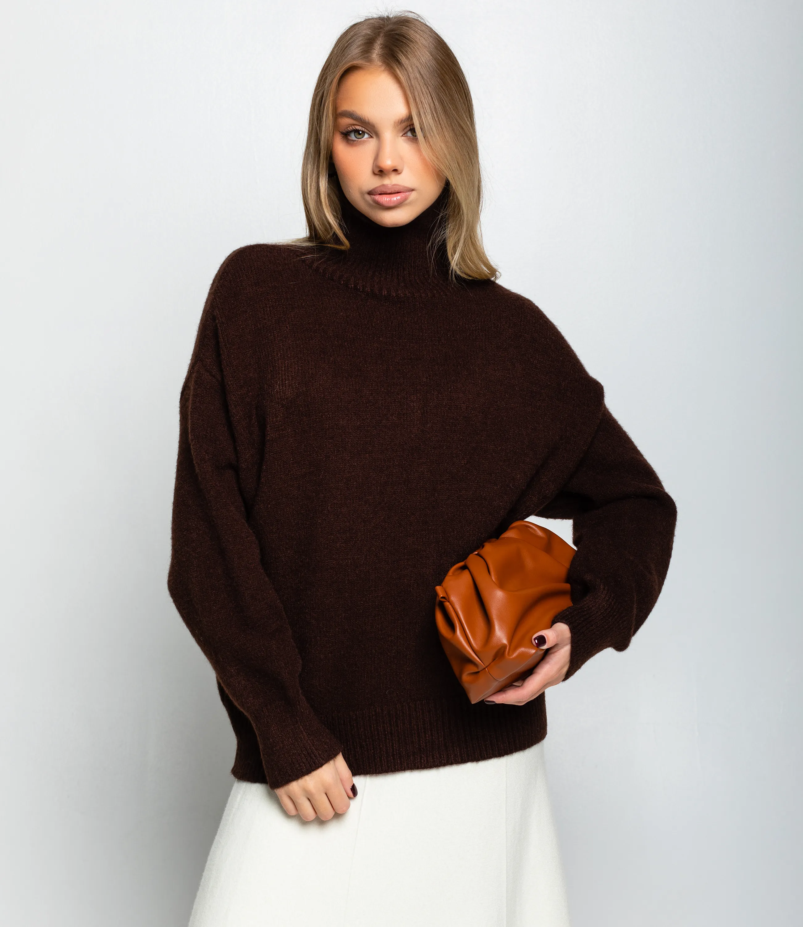Свитер #КТ2587 (1), шоколадный - фото 1