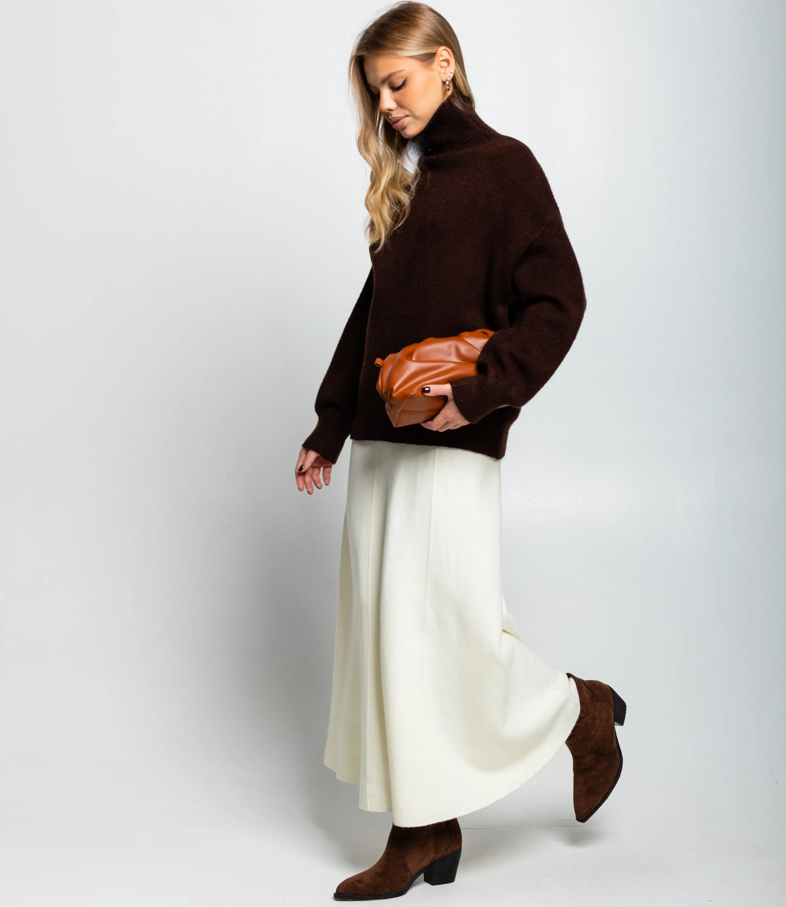 Свитер #КТ2587 (1), шоколадный - фото 4