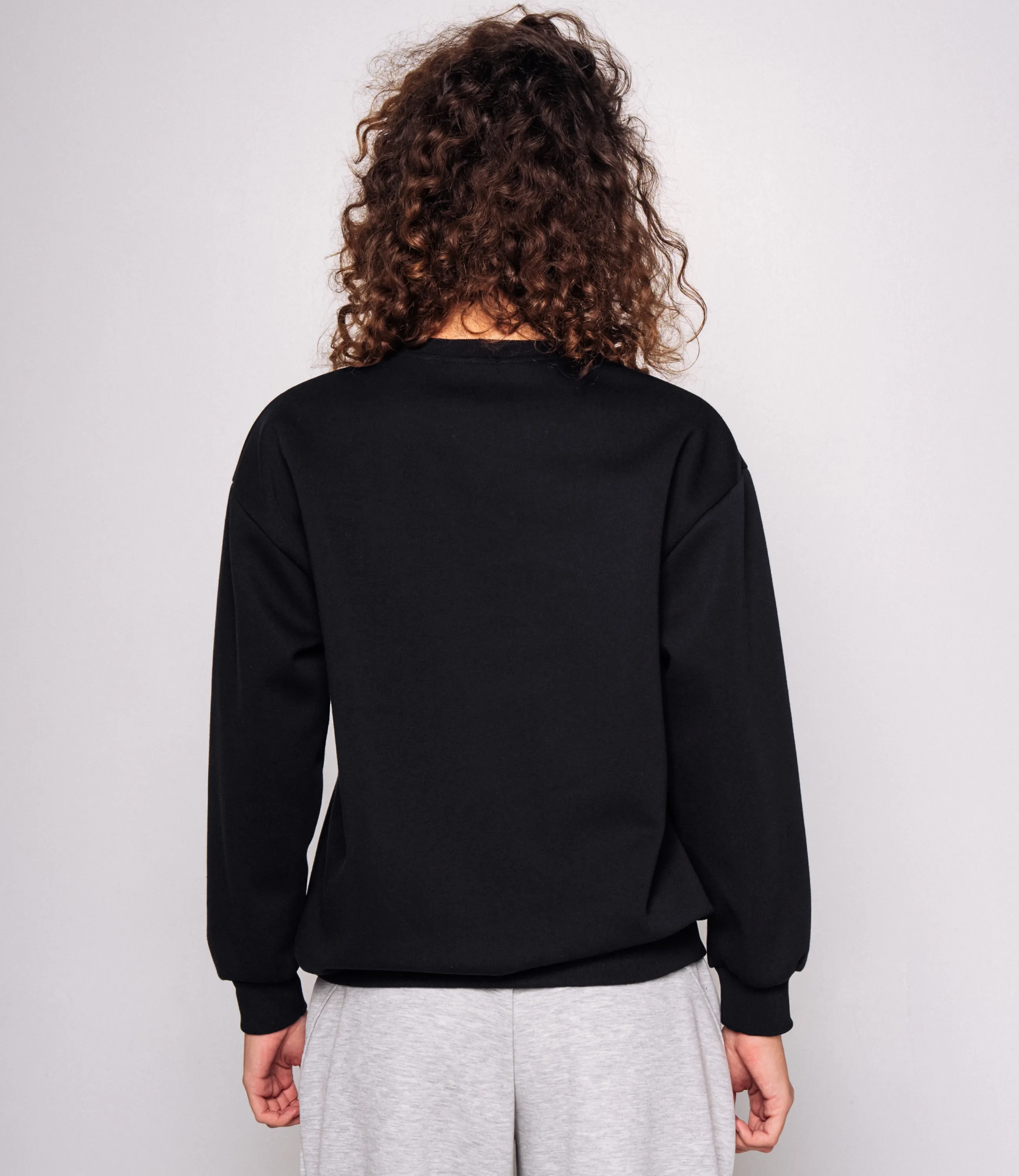 Свитшот #КТ9209 (1), чёрный - фото 3