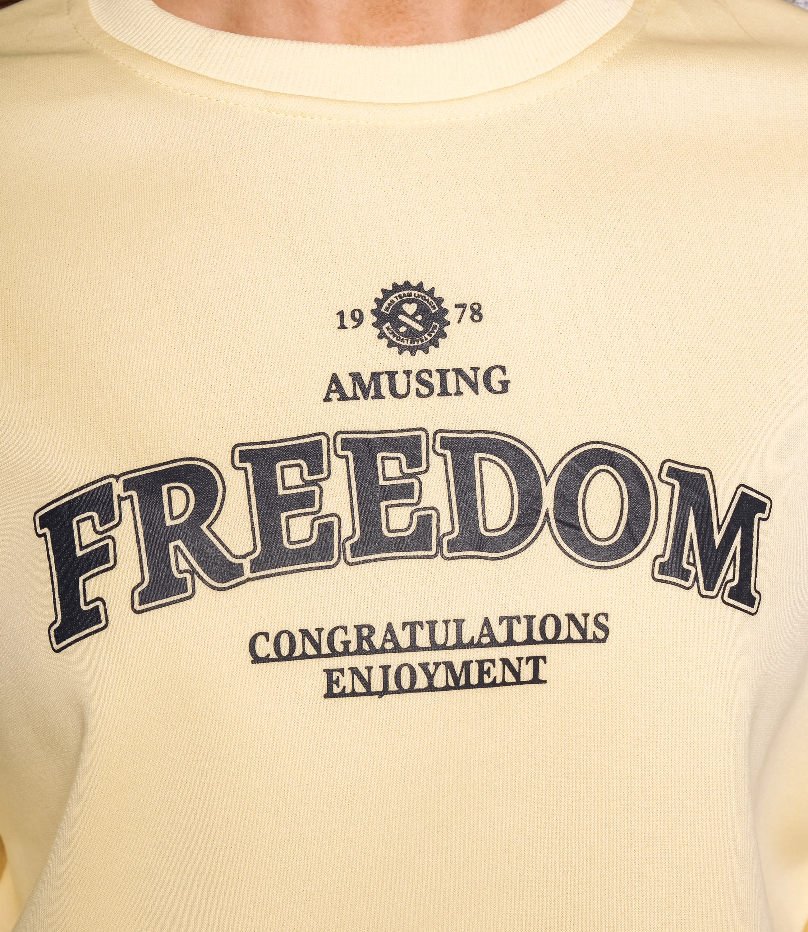 Свитшот #КТ9209 (1), жёлтый - фото 5