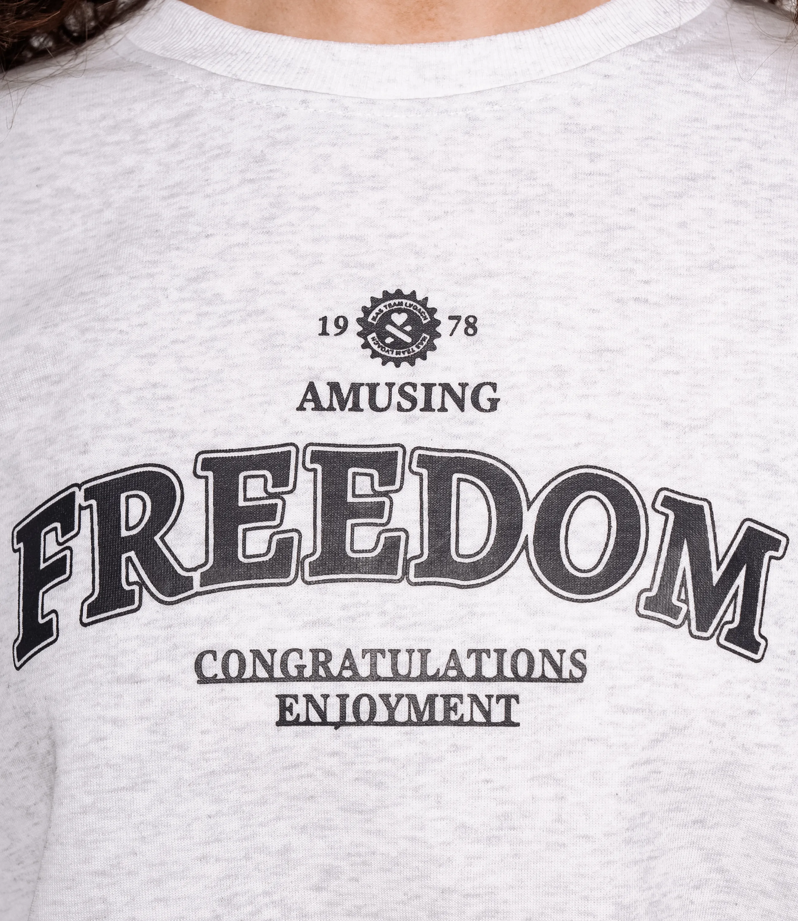 Свитшот #КТ9209 (1), светло-серый меланж - фото 5