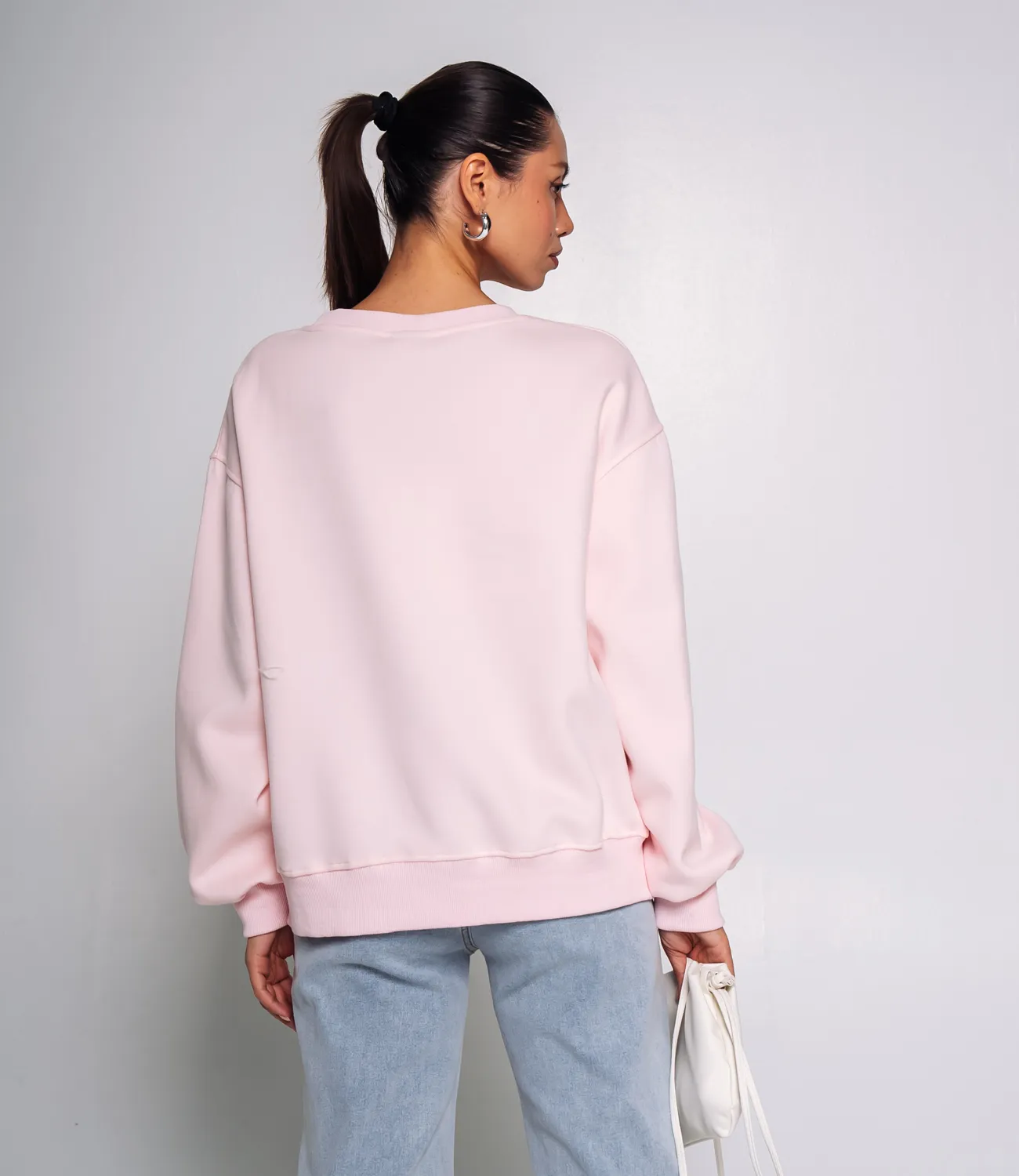Свитшот #КТ8503 (1), светло-розовый - фото 3