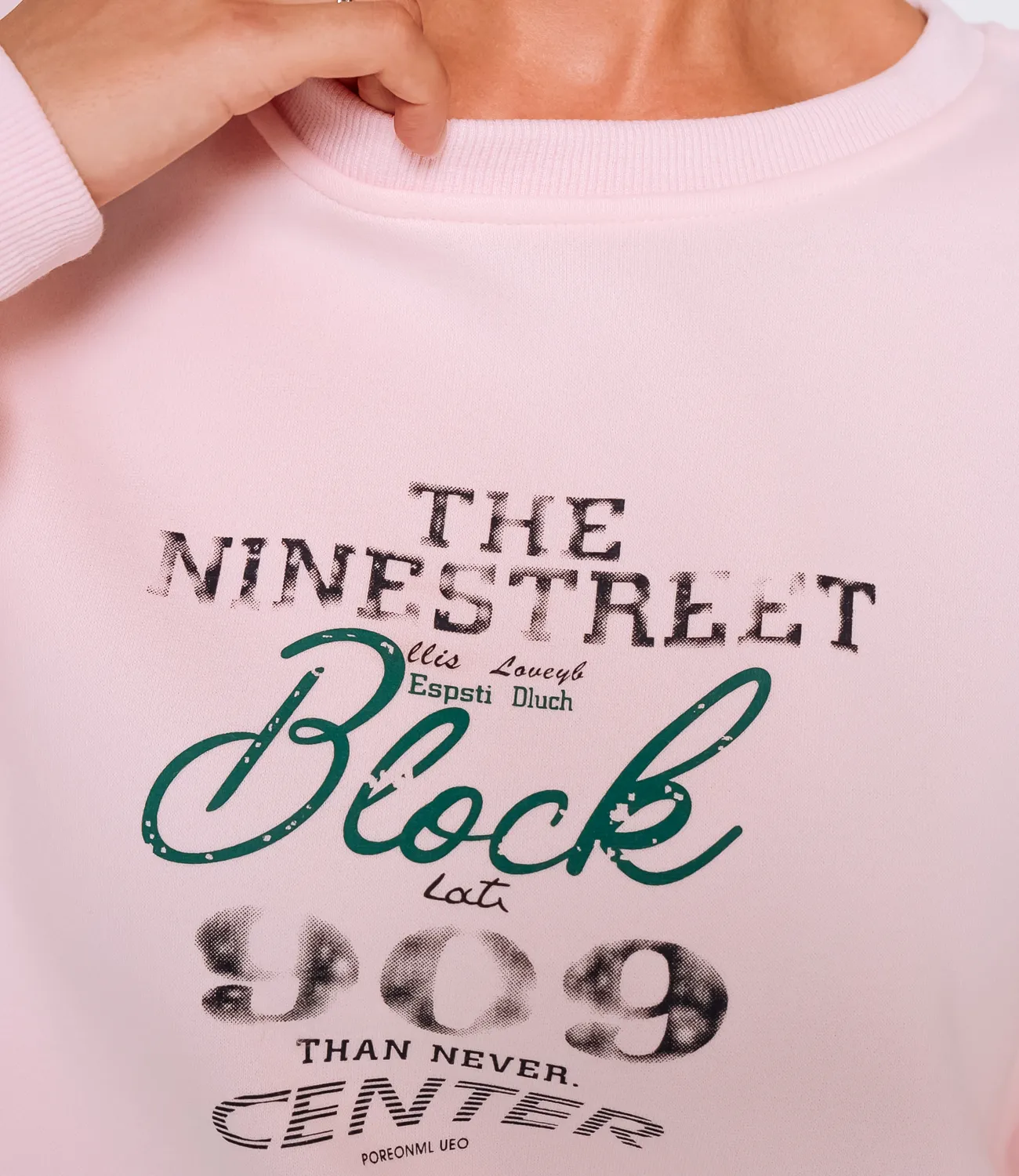 Свитшот #КТ9802 (1), светло-розовый - фото 5