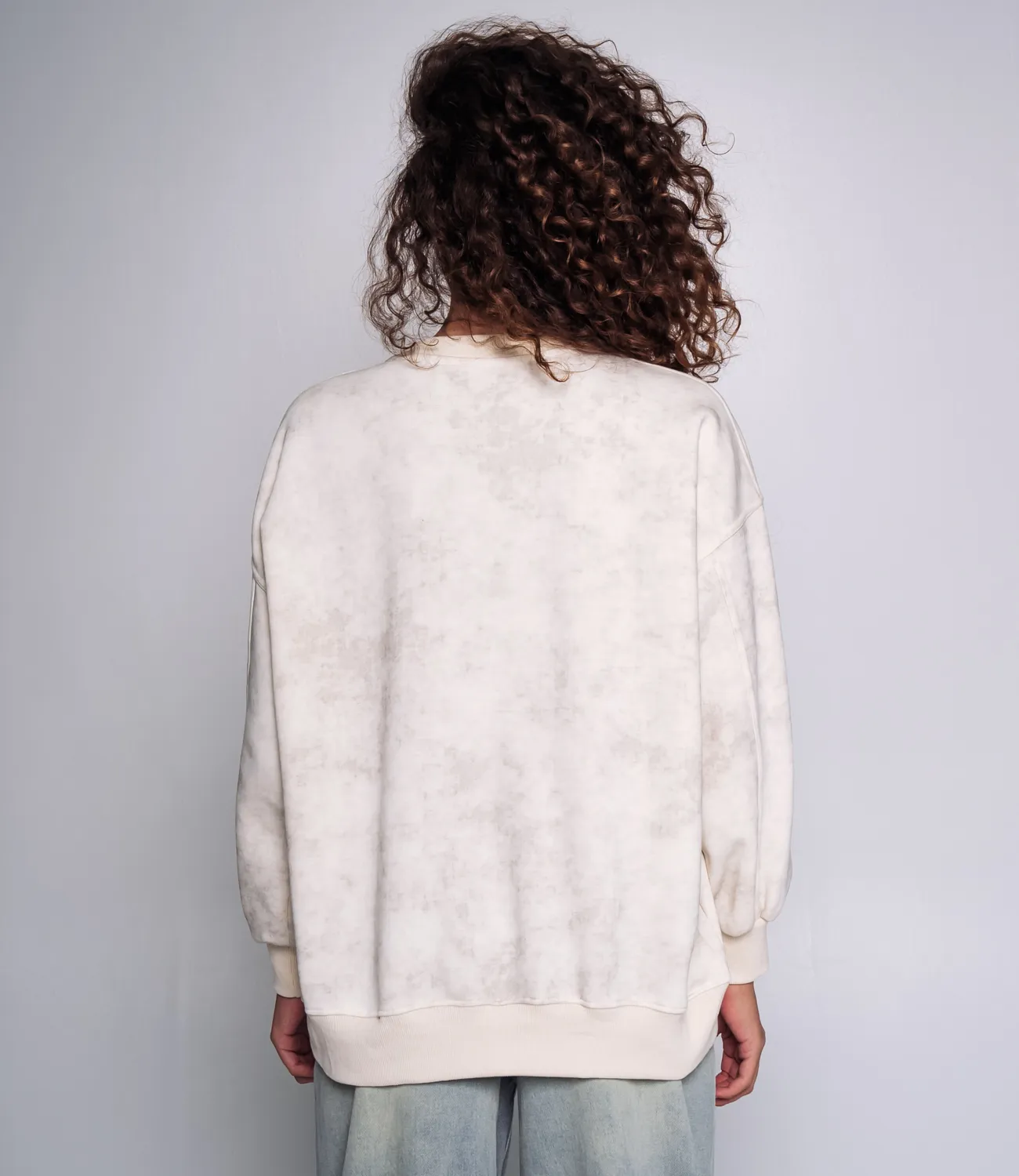 Свитшот #КТ8011 (3), кремовый - фото 3