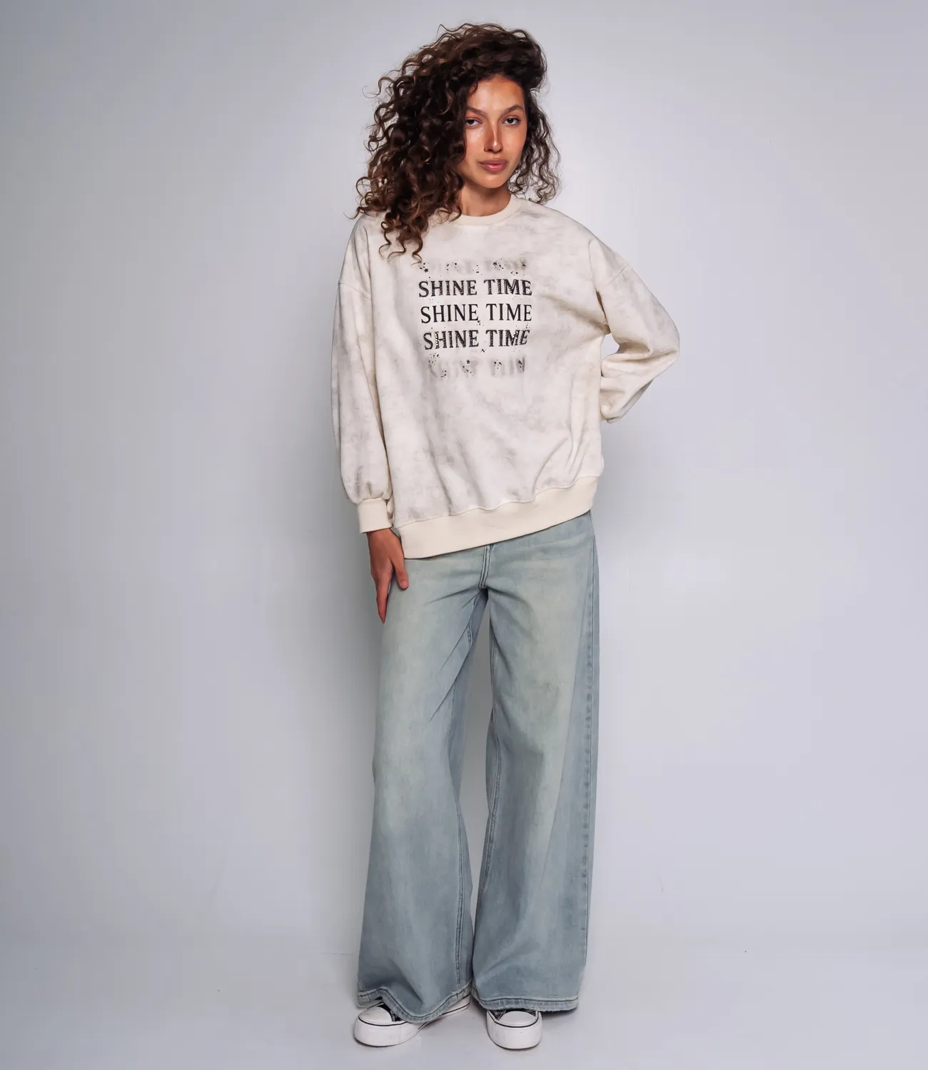 Свитшот #КТ8011 (3), кремовый - фото 4