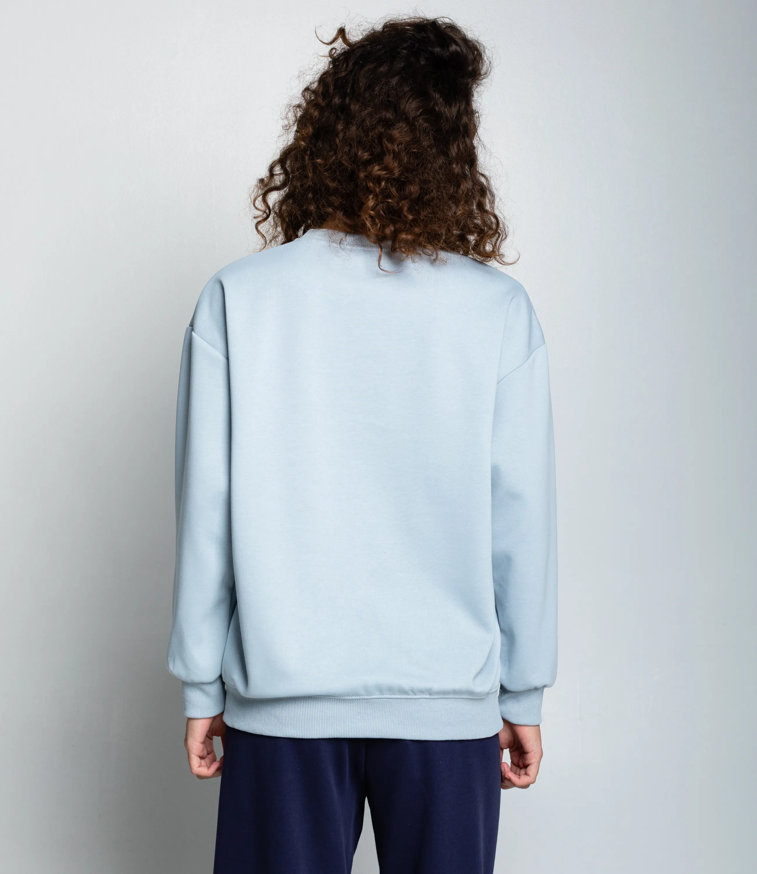 Свитшот #КТ2006 (7), голубой  - фото 3