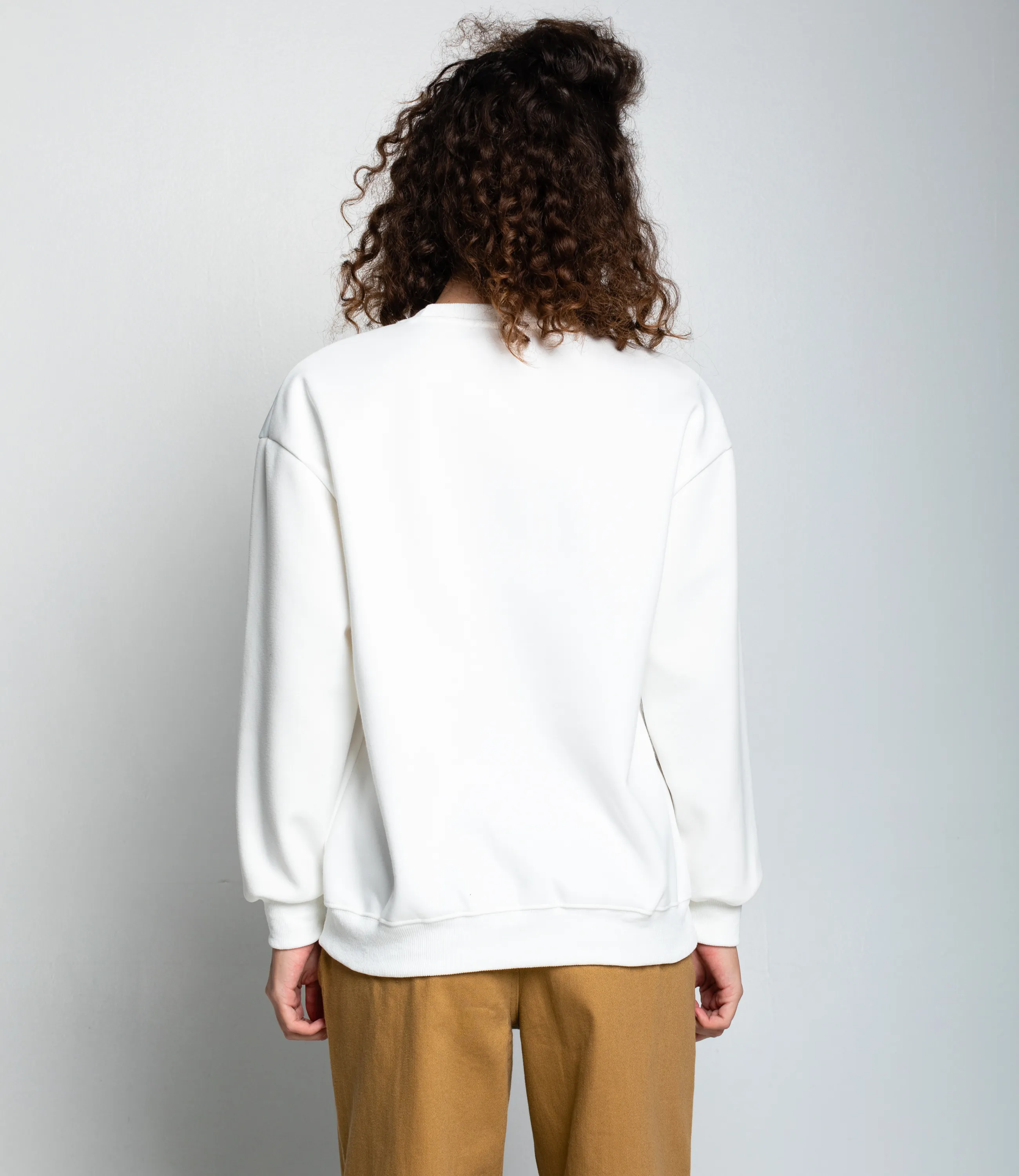 Свитшот #КТ2006 (7), белый  - фото 3